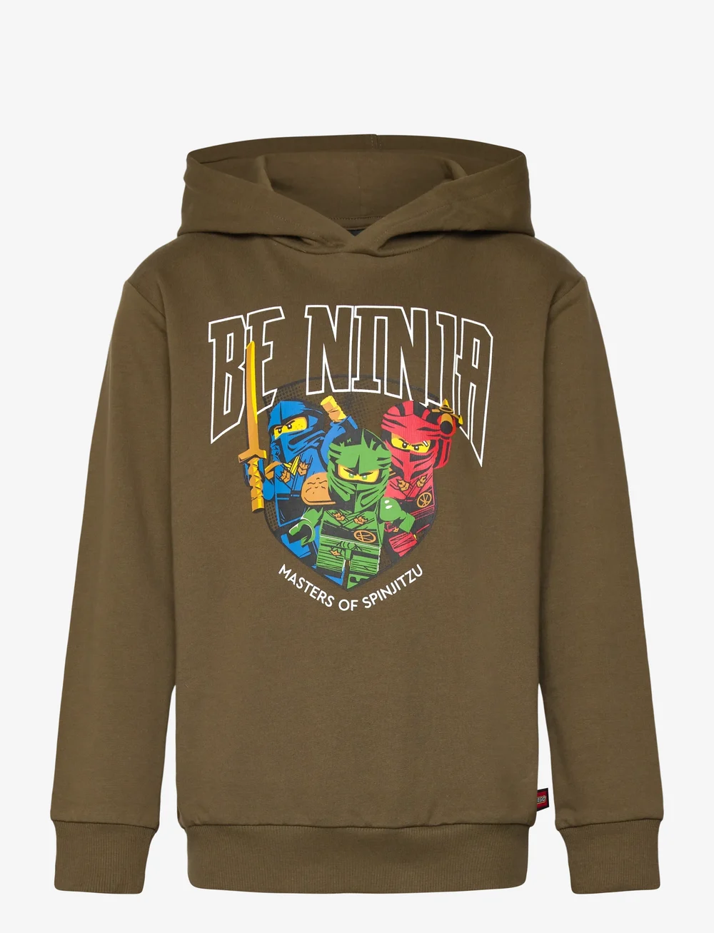 LEGO kidswear - LWSAKU 601 - HOODED SWEATSHIRT - sweatshirts - dark olive - 0