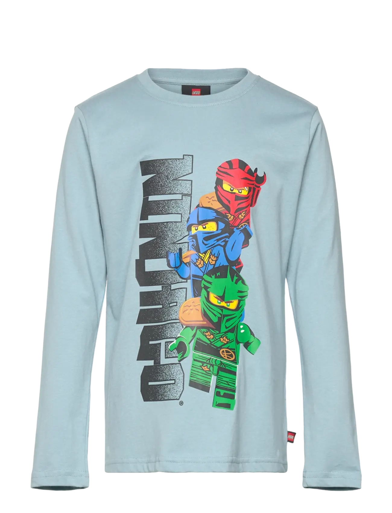 LWTAFFY 603 - T-SHIRT L/S - LIGHT DUSTY BLUE