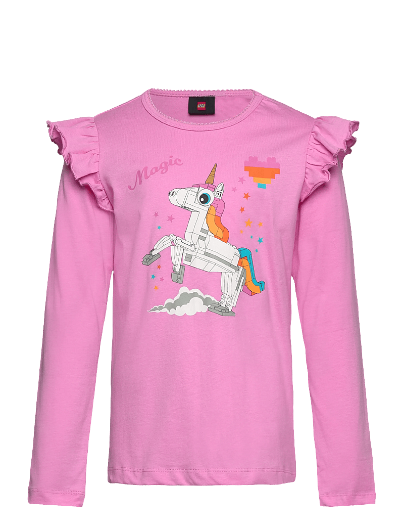 LEGO kidswear - LWTAJA 700 - T-SHIRT L/S - long-sleeved t-shirts - pink - 0