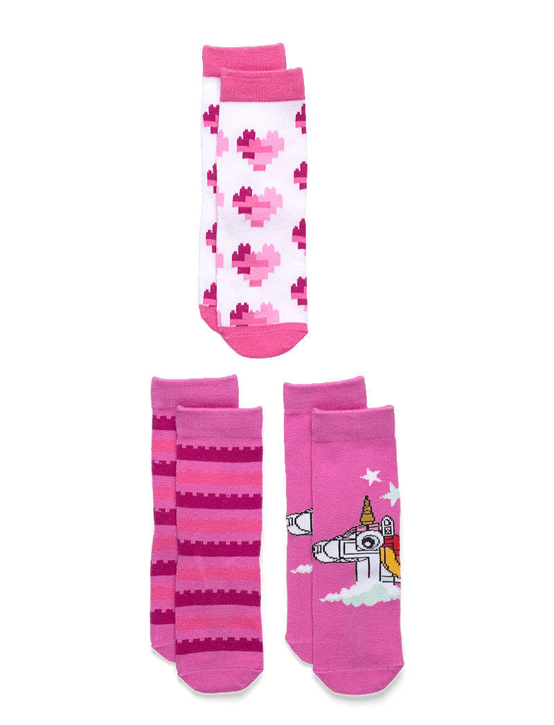 LEGO kidswear - LWAVA 700 - 3-PACK SOCKS - strumpor - pink - 0