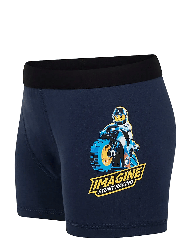LEGO kidswear - LWAGAN 606 - 3-PACK BOXERS - underklädesset - dark navy - 4