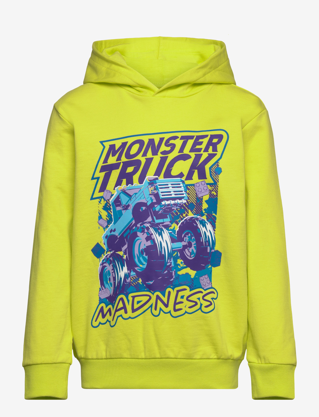 LEGO kidswear - LWSAKU 608 - HOODED SWEATSHIRT - kapuzenpullover - lime green - 0