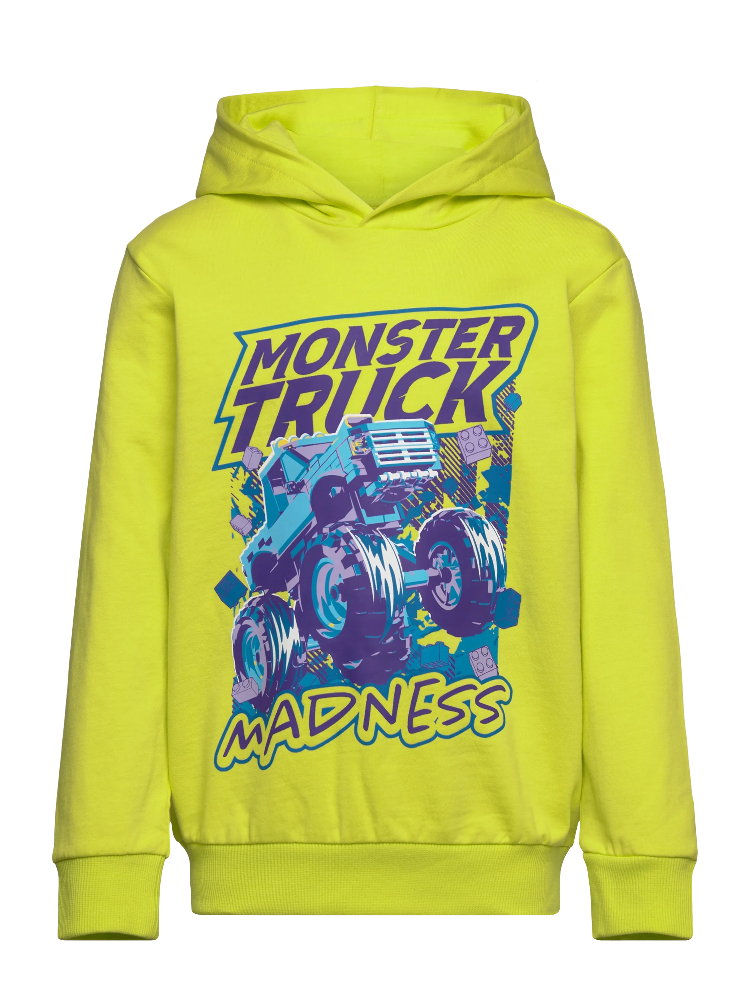 LWSAKU 608 - HOODED SWEATSHIRT - LIME GREEN