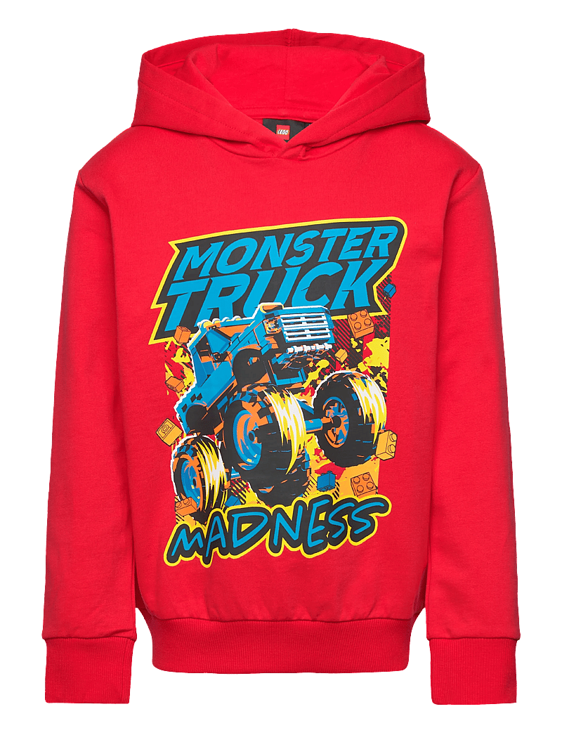 LEGO kidswear - LWSAKU 608 - HOODED SWEATSHIRT - kapuutsiga dressipluusid - red - 0