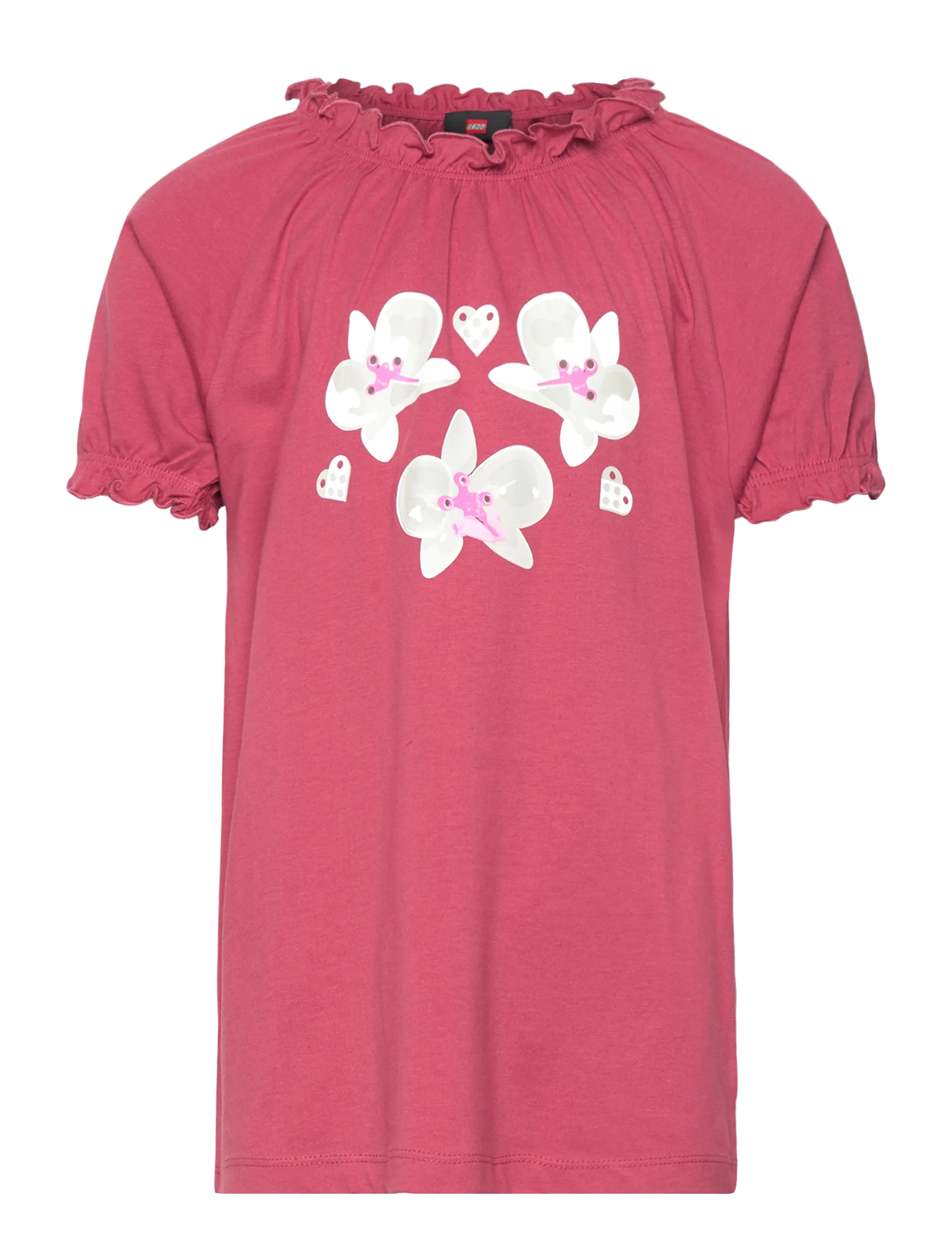 LEGO kidswear LWTAJA 600 - T-SHIRT S/S - Lego Kids wear - EARTH RED / pink/rose