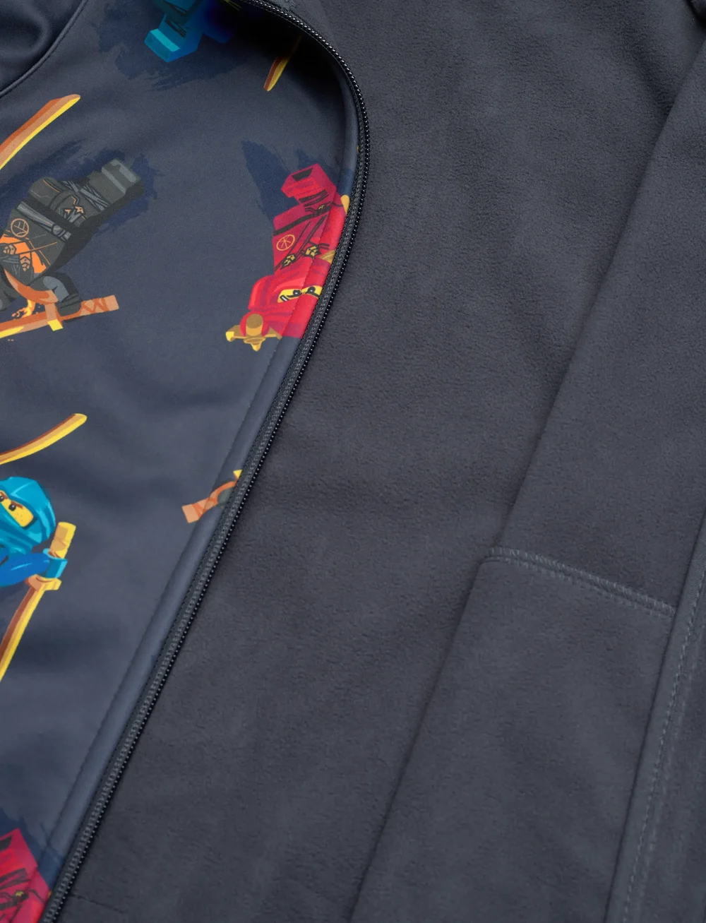 LEGO kidswear - LWSAKU 602 - SOFTSHELL JACKET - softshell-jacken - dark grey - 4