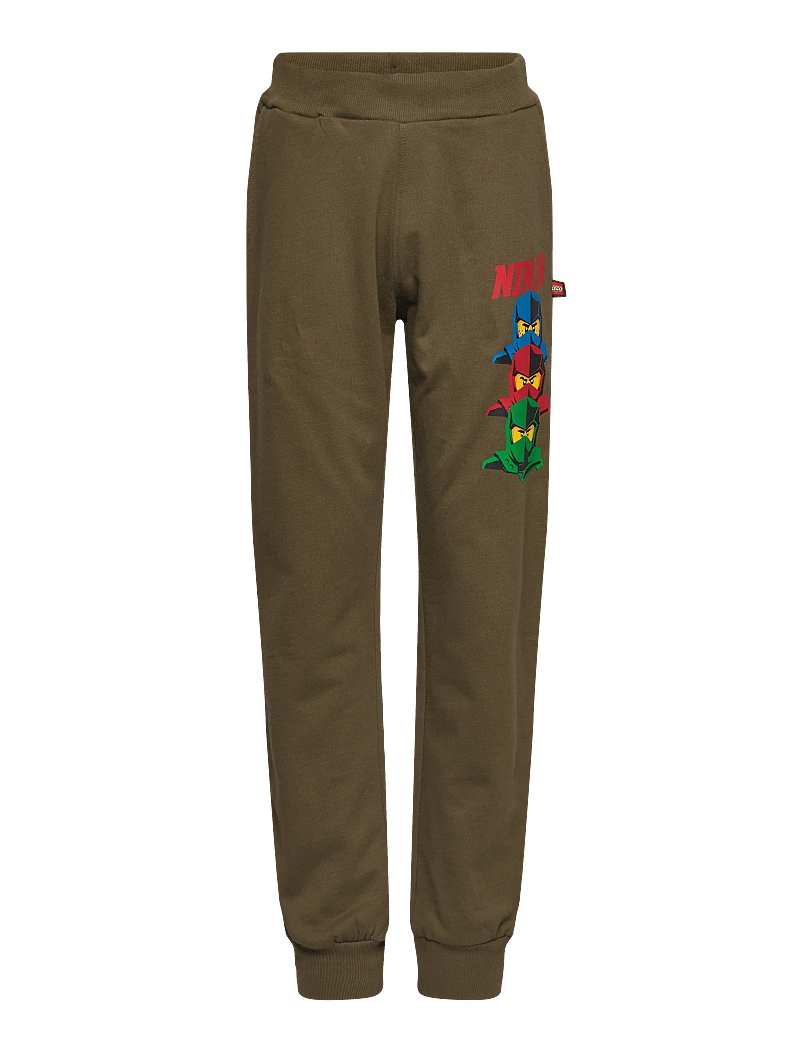 LEGO kidswear - LWPASI 700 - SWEATPANTS - mjukisbyxor - dark olive - 0