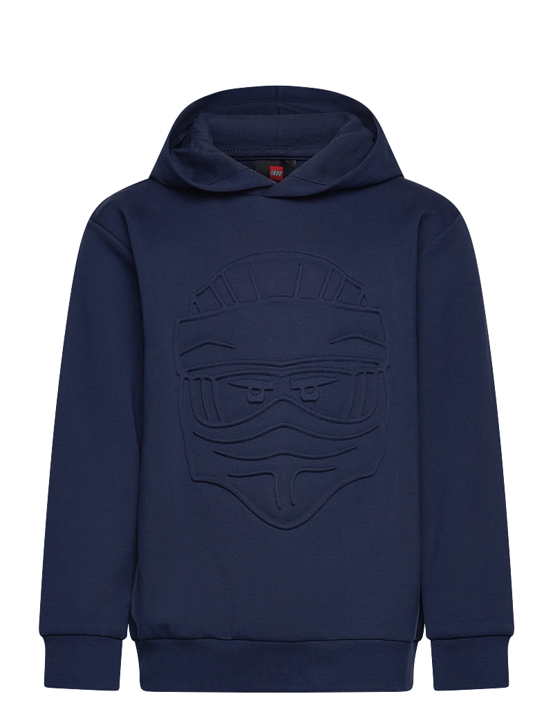 LEGO kidswear - LWSAKU 702 -HOODED SWEATSHIRT - kapuzenpullover - dark navy - 0