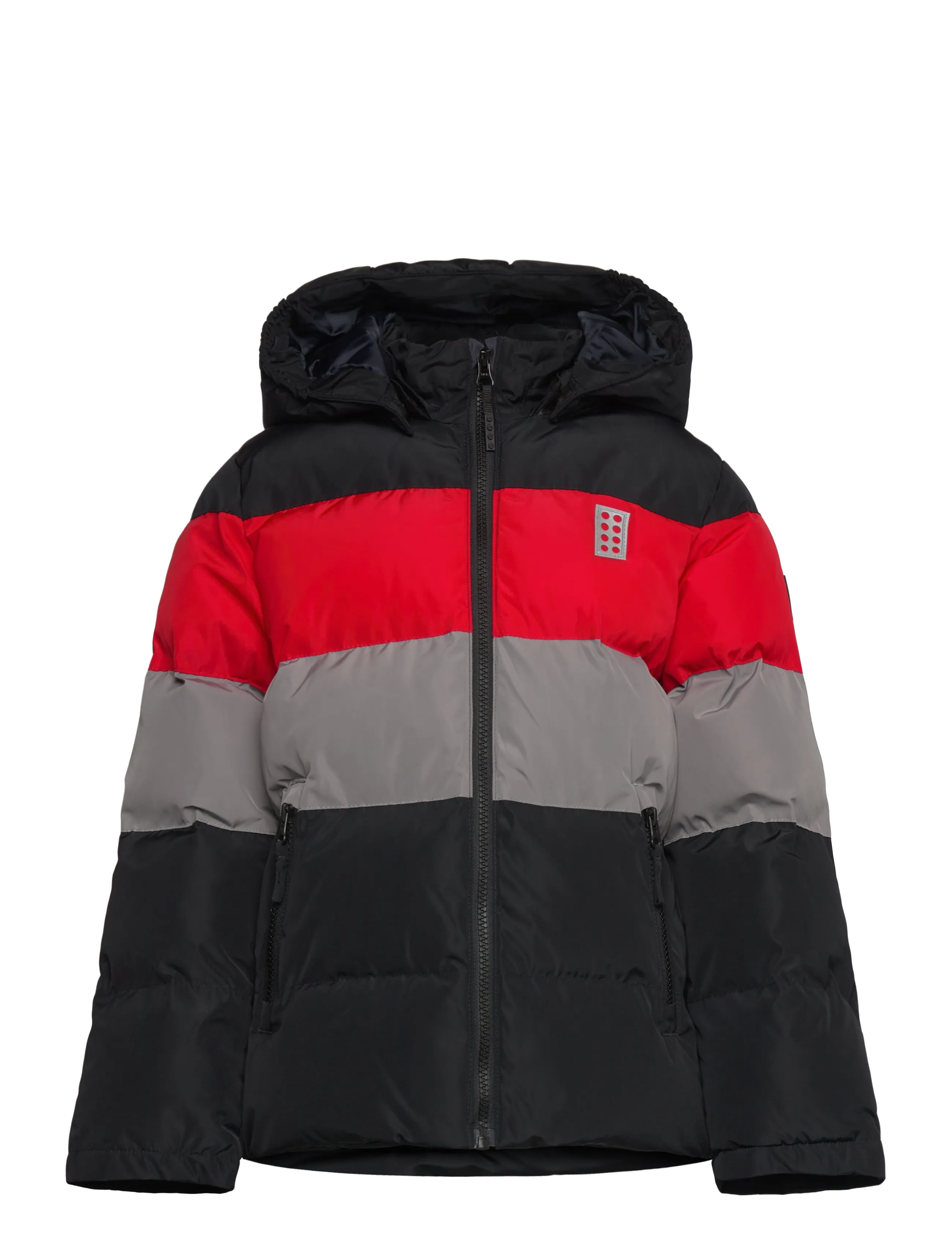 LEGO kidswear LWJIPE 705 - JACKET - Lego Kids wear - BLACK W.RED / black