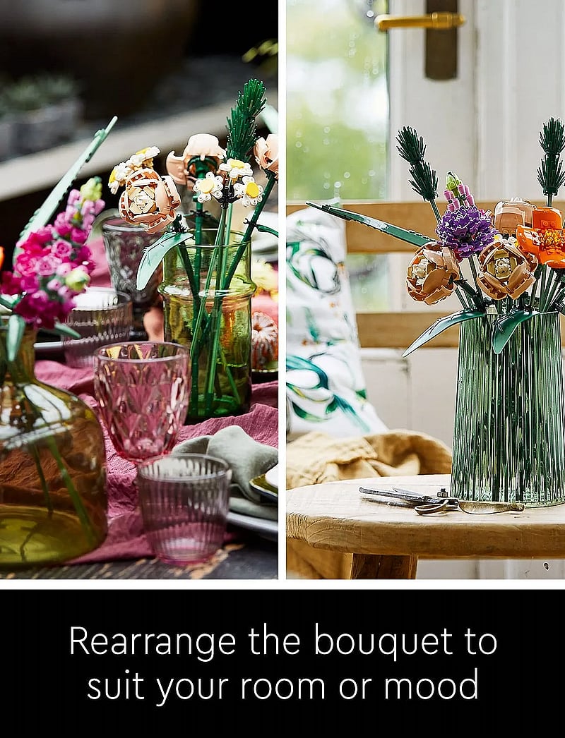 Vase Lego Flower Bouquet Building Kit 10280 LEGO Flower Bouquet