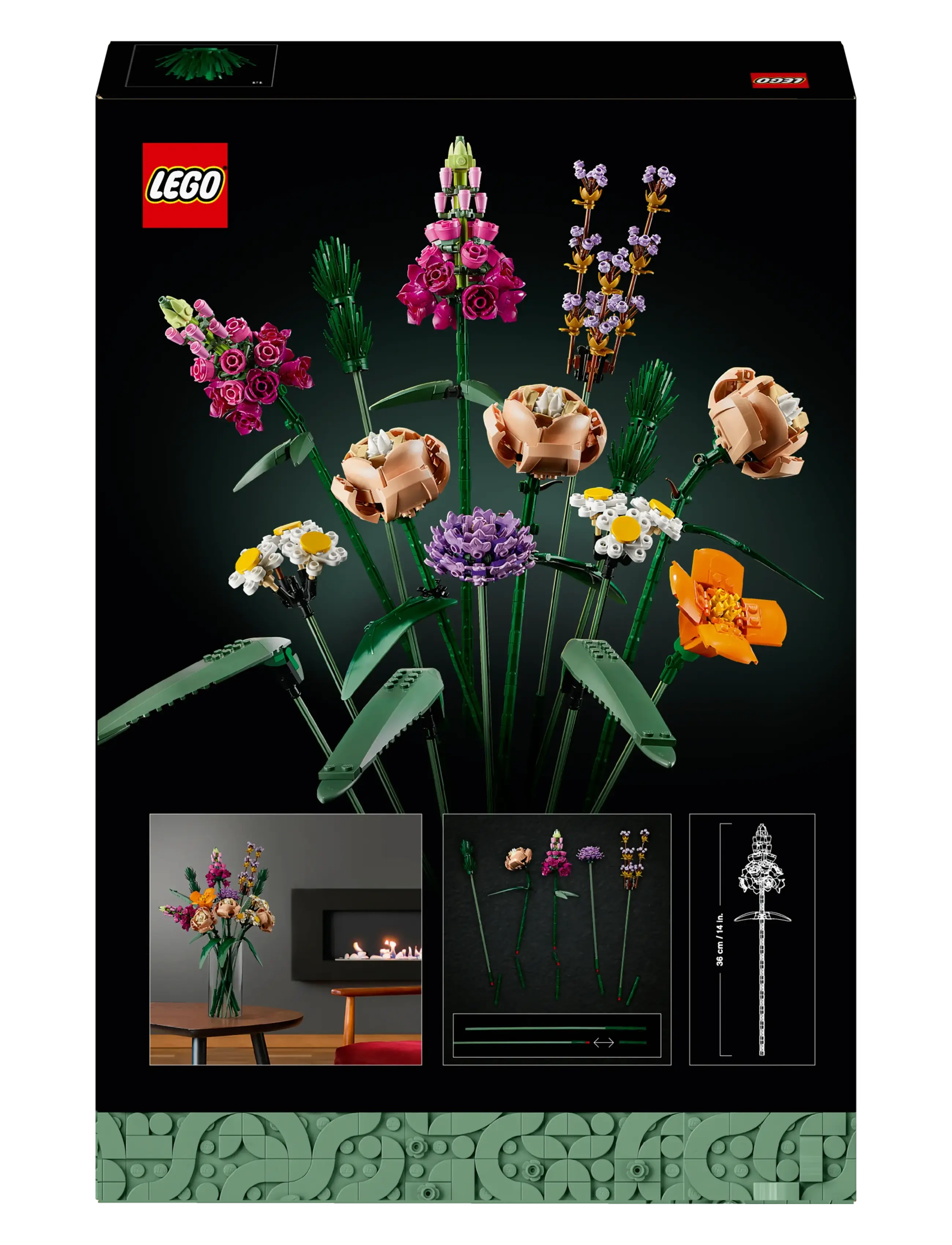 LEGO - Blombukett 10280 - födelsedagspresenter - multicolor - 3