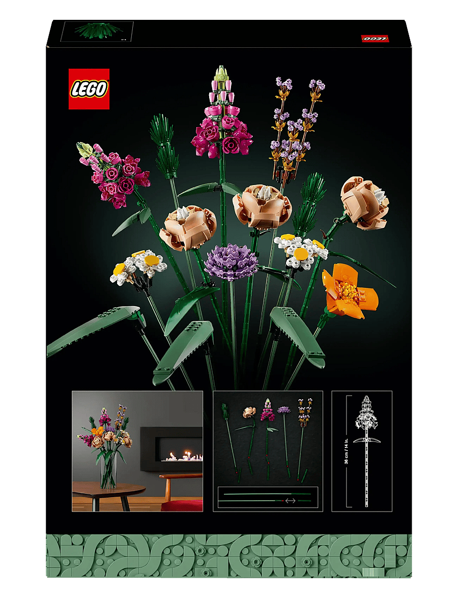 LEGO - Flower Bouquet 10280 Building Kit - sünnipäevakingitused - multicolor - 3