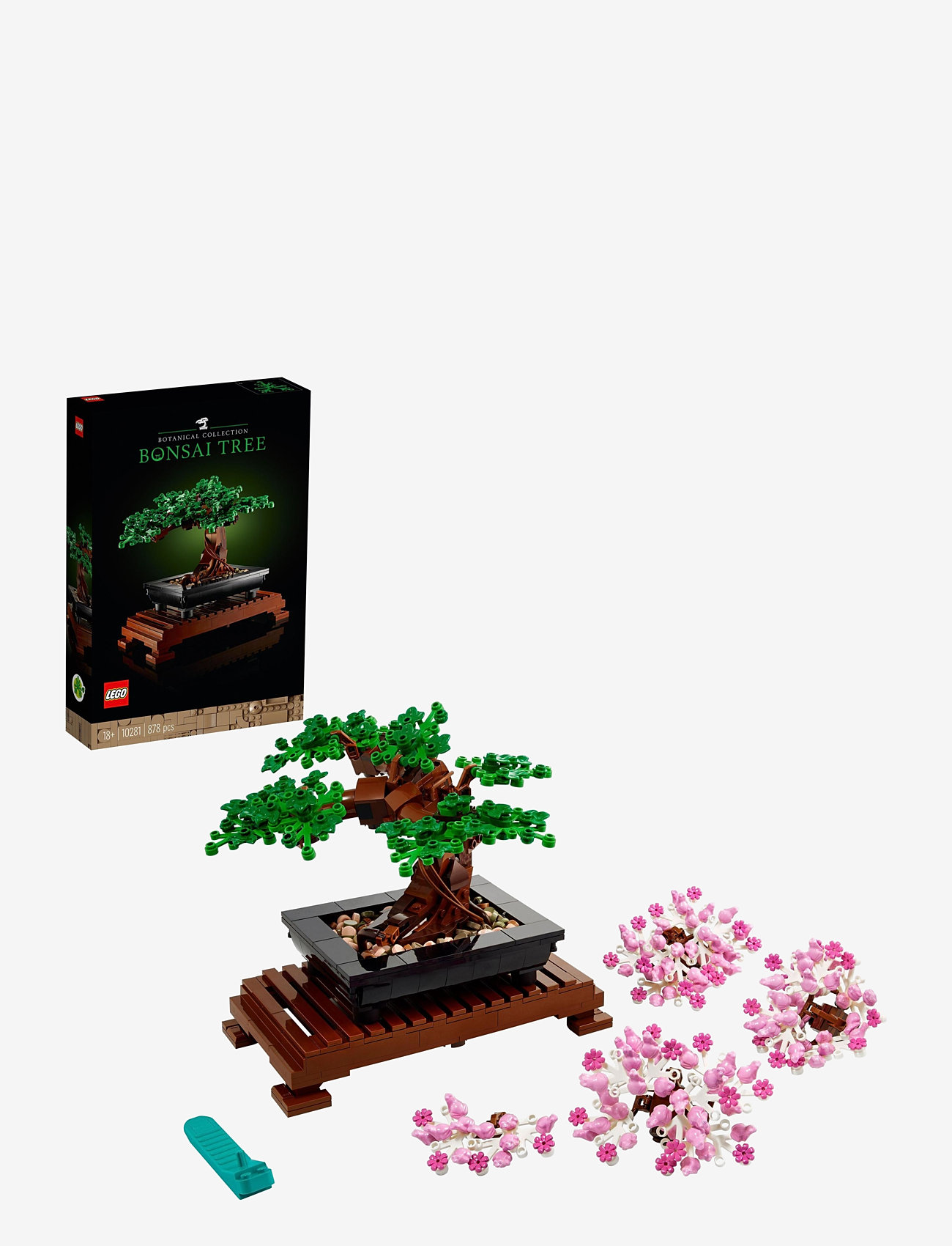 LEGO - Bonsai Tree Home Décor Set for Adults - fødselsdagsgaver - multicolor - 0