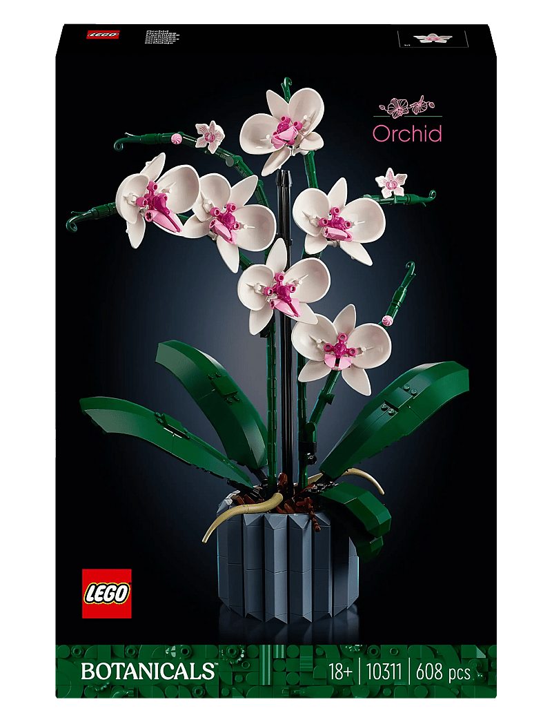 LEGO - Orchid 10311 Plant Decor Building Kit - lego adults welcome - multicolor - 3