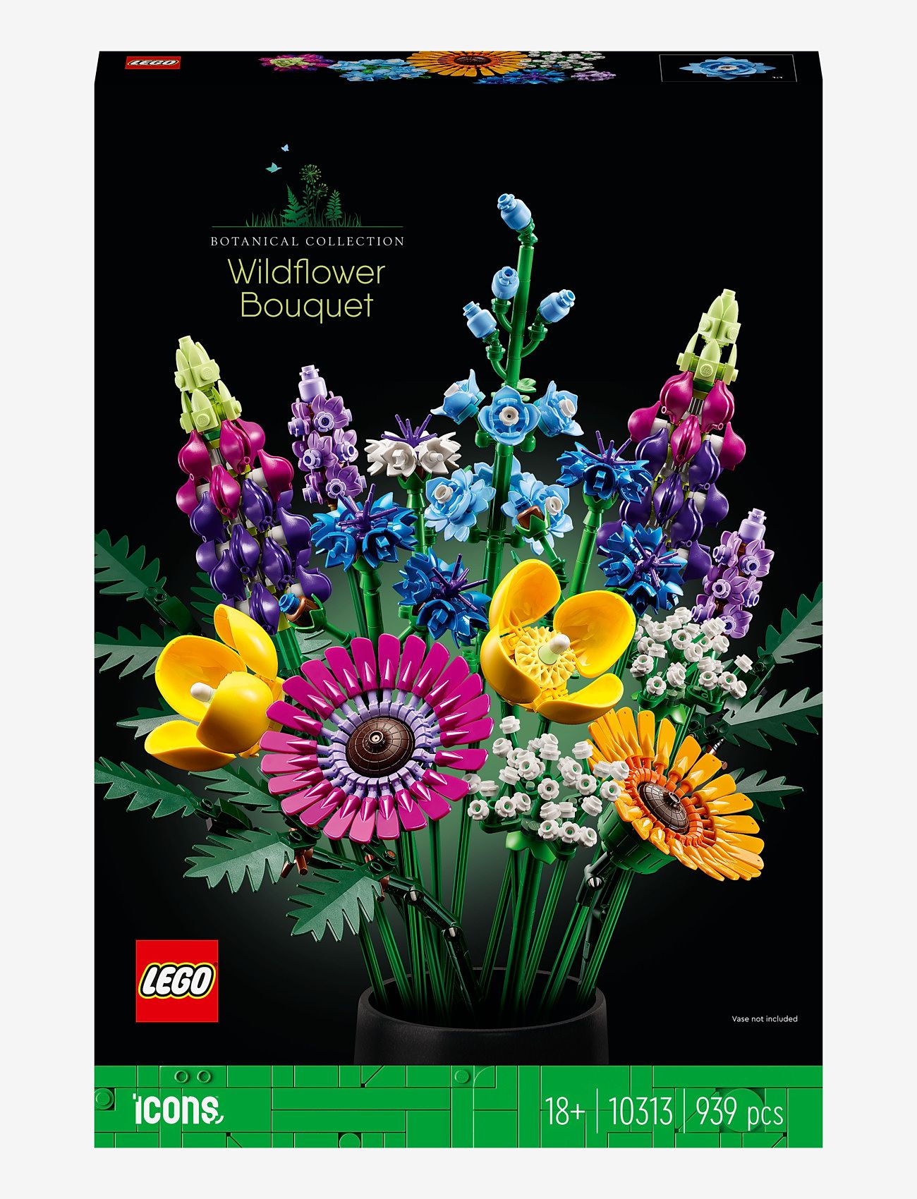 LEGO - Wildflower Bouquet Flowers Set for Adults - födelsedagspresenter - multicolor - 1