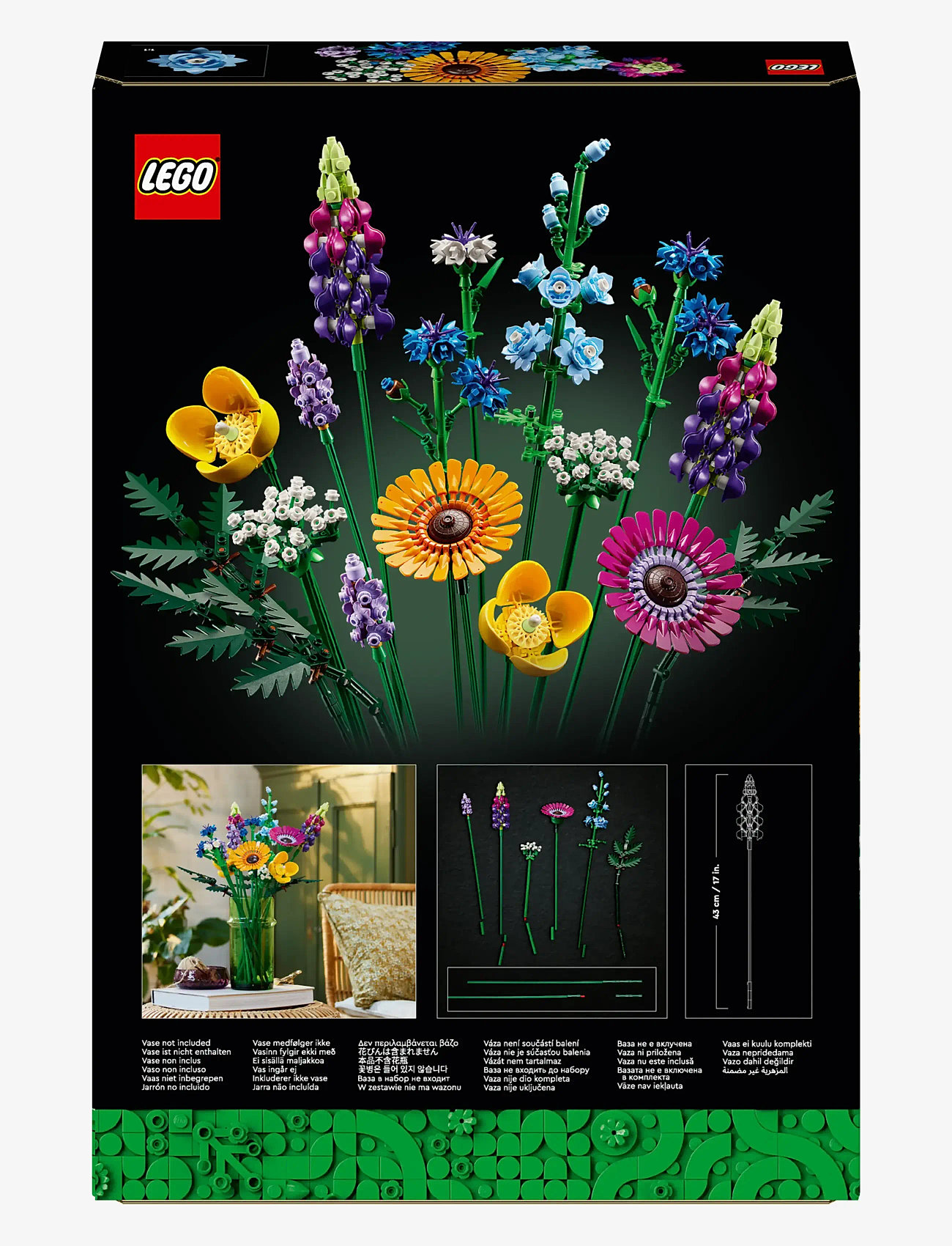 LEGO - Botanicals Wildflower Bouquet 10313 Building Set - multicolor - 5