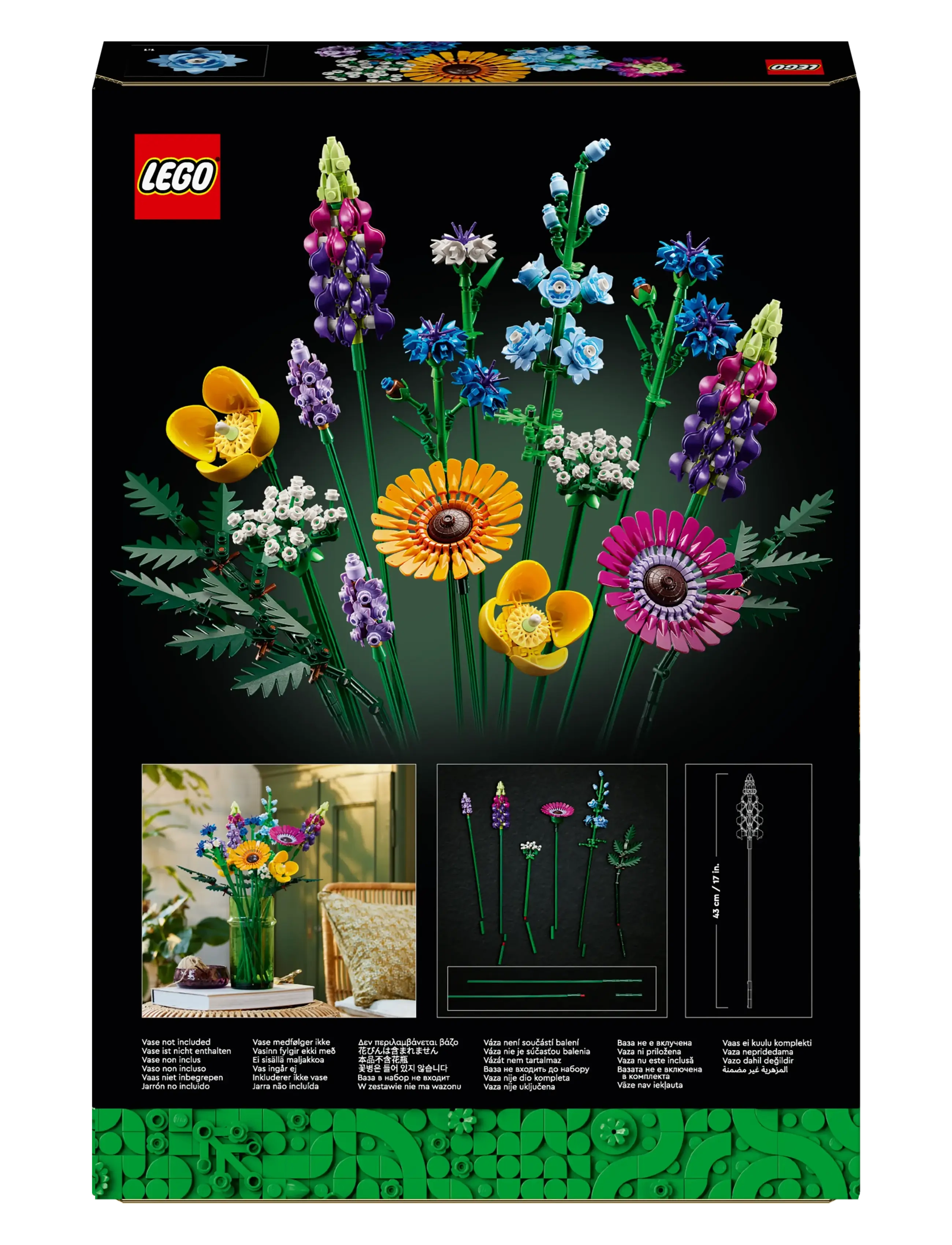 LEGO - Botanicals Wildflower Bouquet 10313 Building Set - lego adults welcome - multicolor - 5