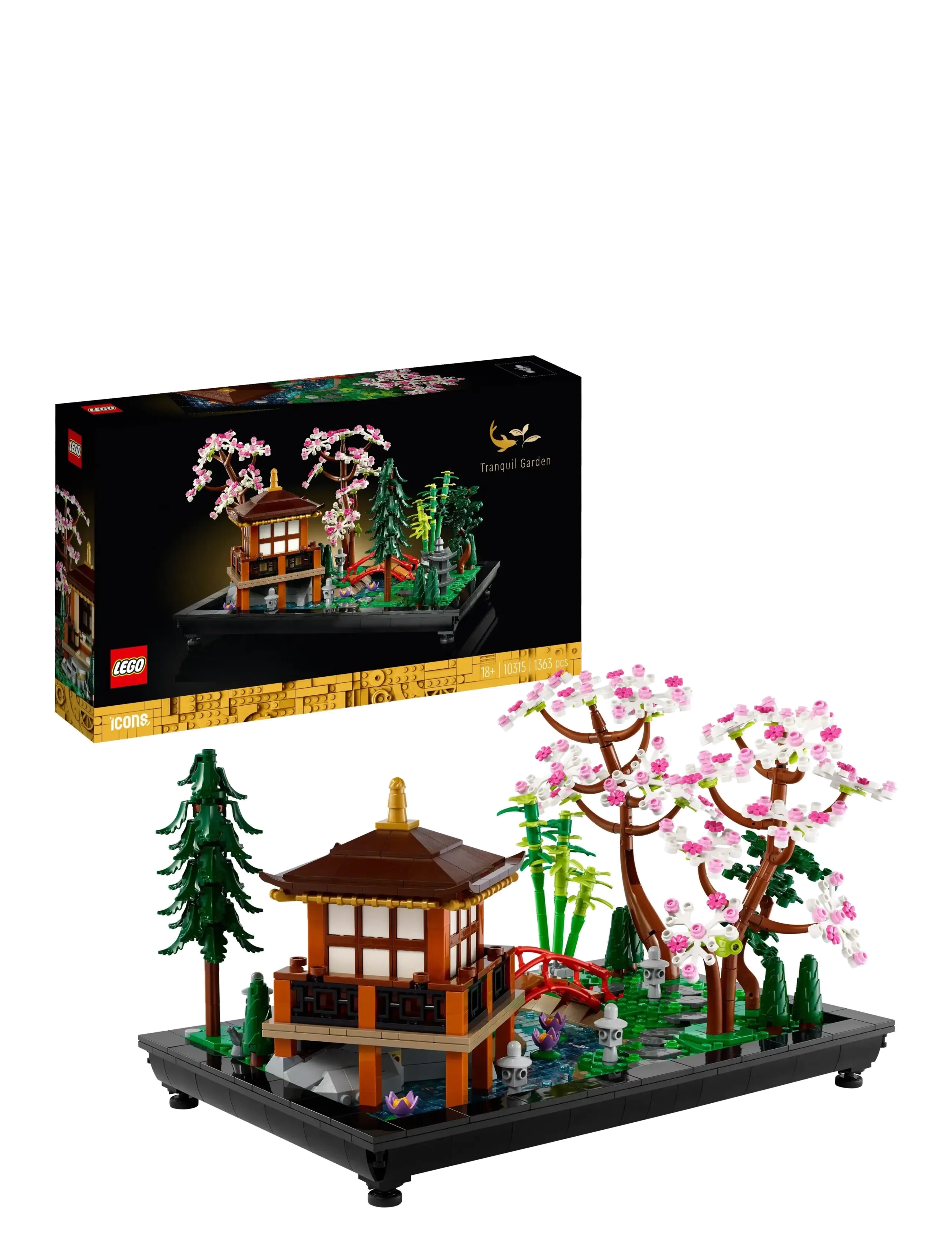 Icons Tranquil Garden 10315 Building Kit for Adults - MULTI