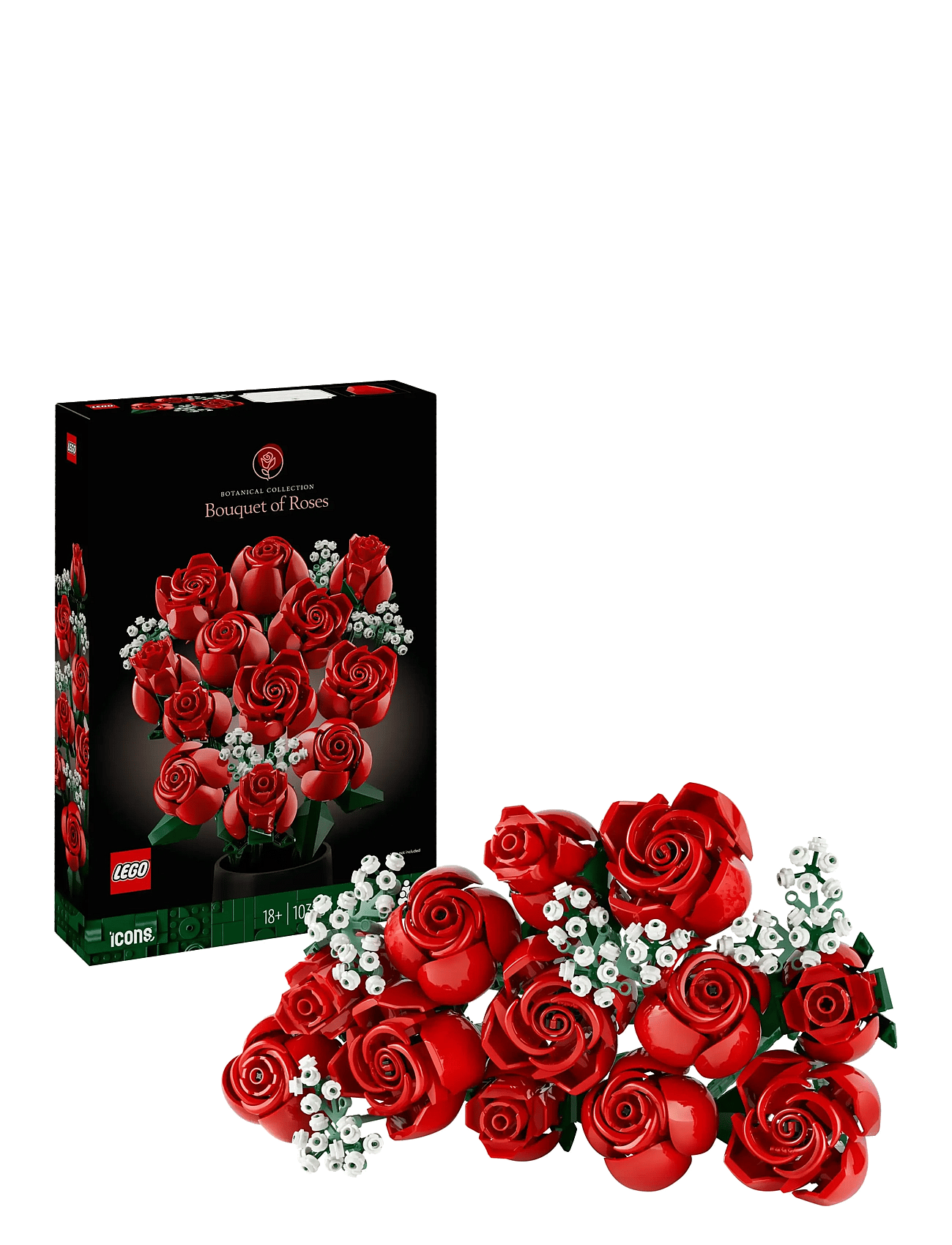 LEGO Bouquet Of Roses Flowers Set For Adults - LEGO® Creator - Boozt.com