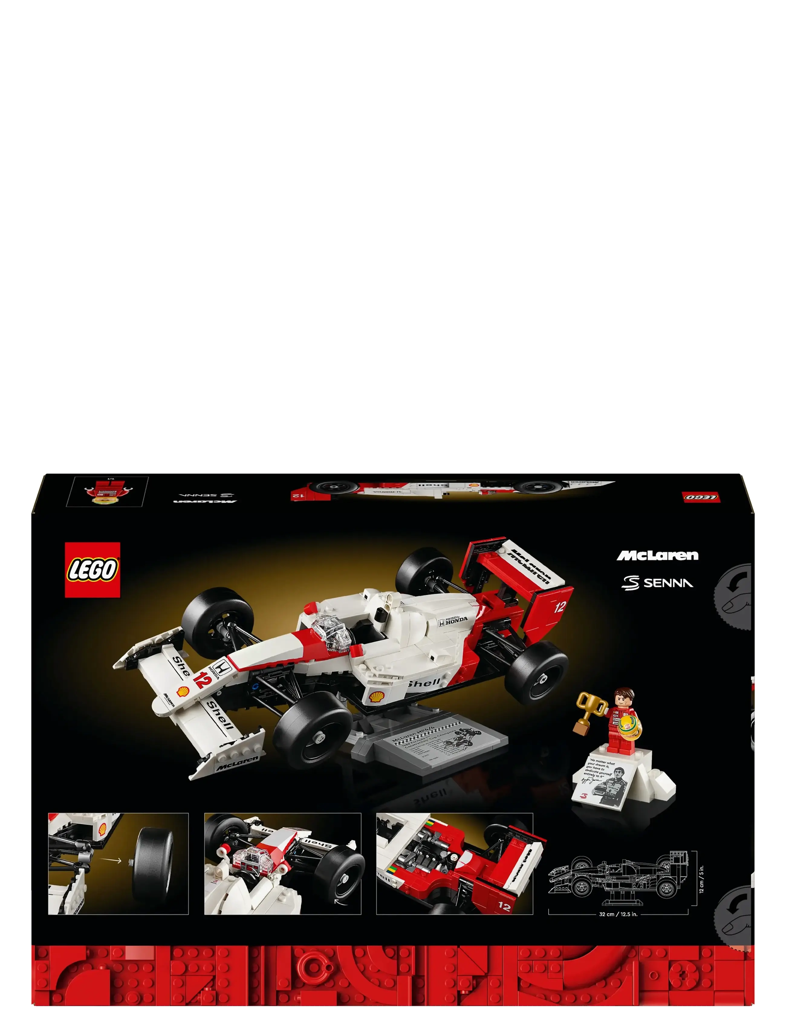LEGO - Icons McLaren MP4/4 & Ayrton Senna Set 10330 - lego adults welcome - multi - 5