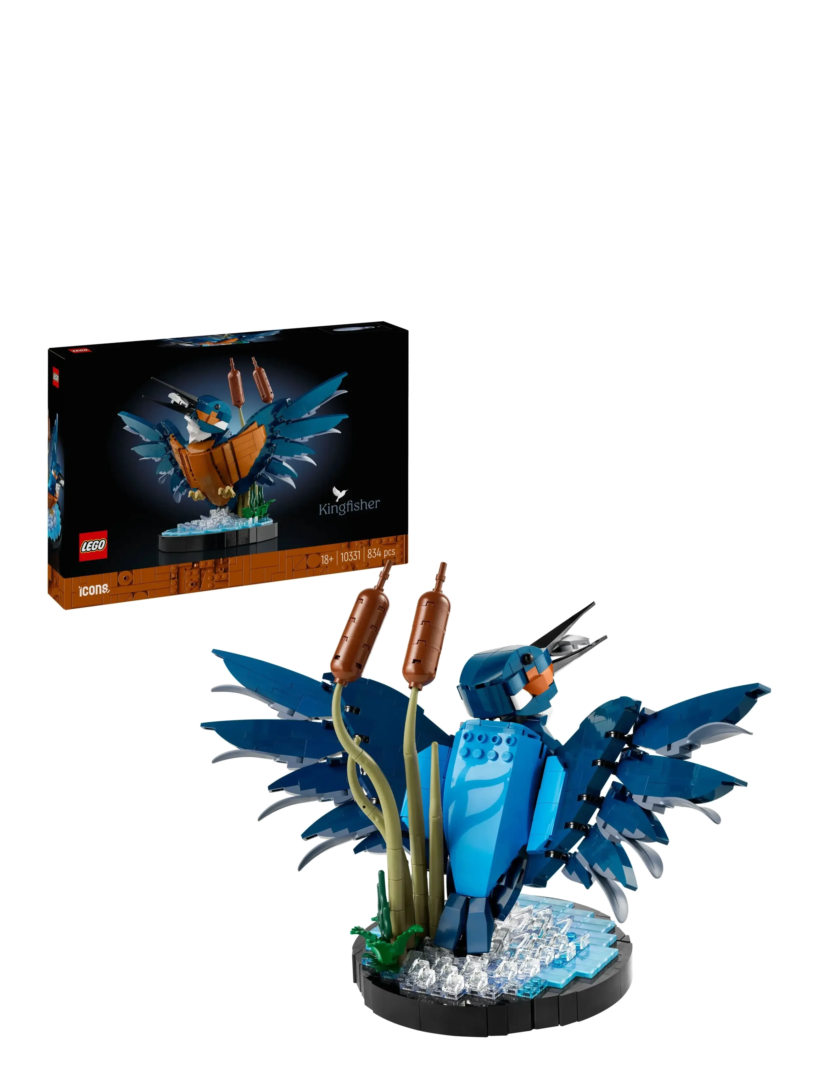 LEGO Icons Kingfisher Bird Building Set 10331 - 4 for 3 - MULTI / multi