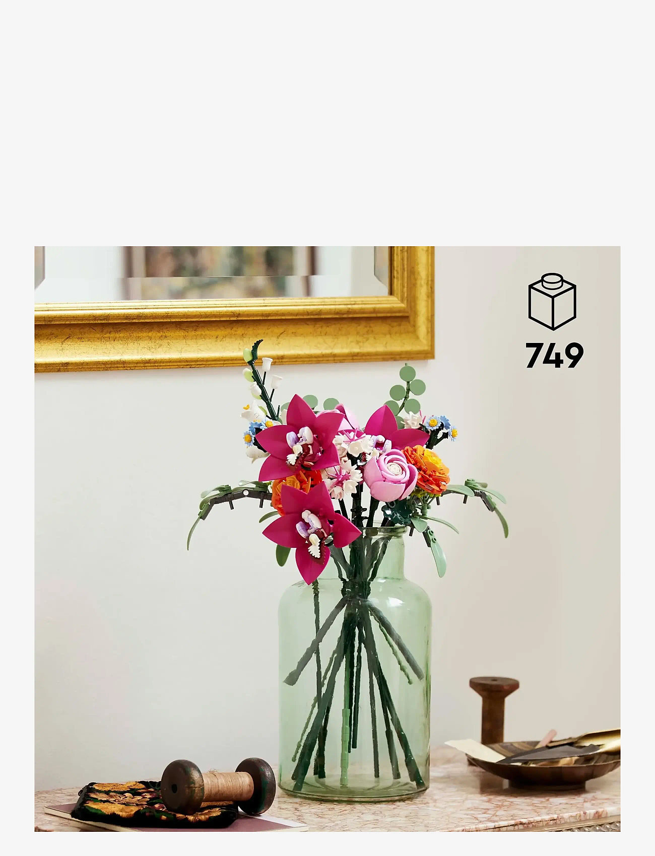 LEGO - Botanicals Pretty Pink Flower Bouquet Floral Decor 10342 - lego adults welcome - multi - 1