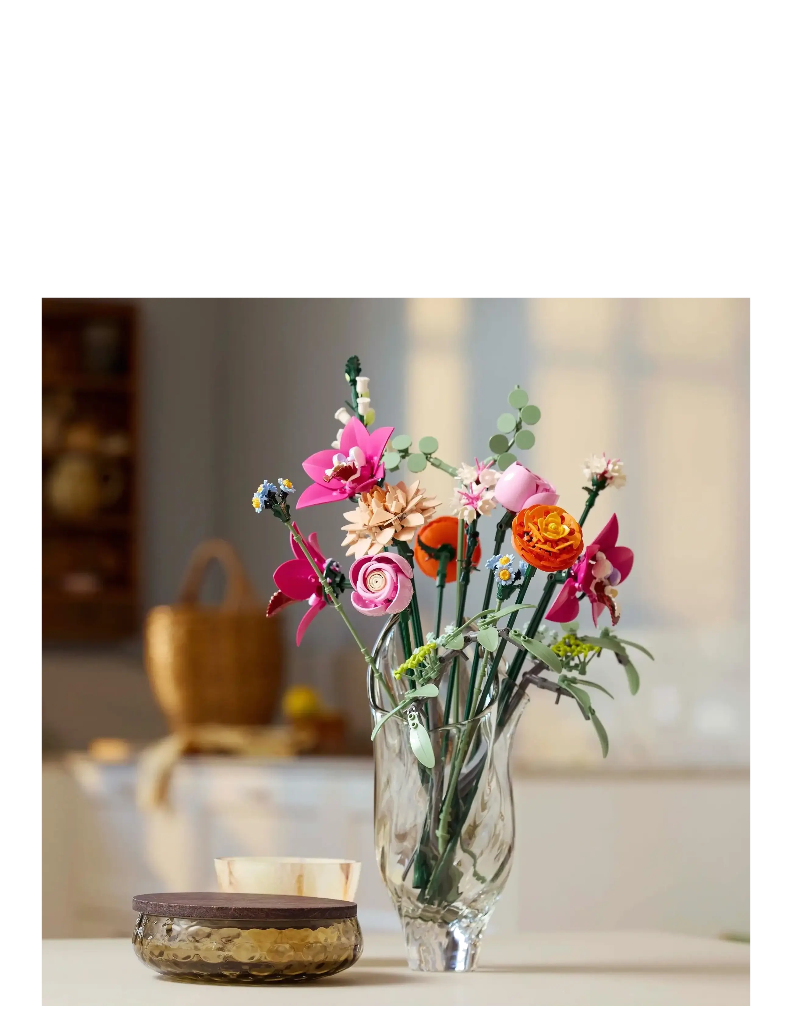 LEGO - Botanicals Pretty Pink Flower Bouquet Floral Decor 10342 - lego adults welcome - multi - 5