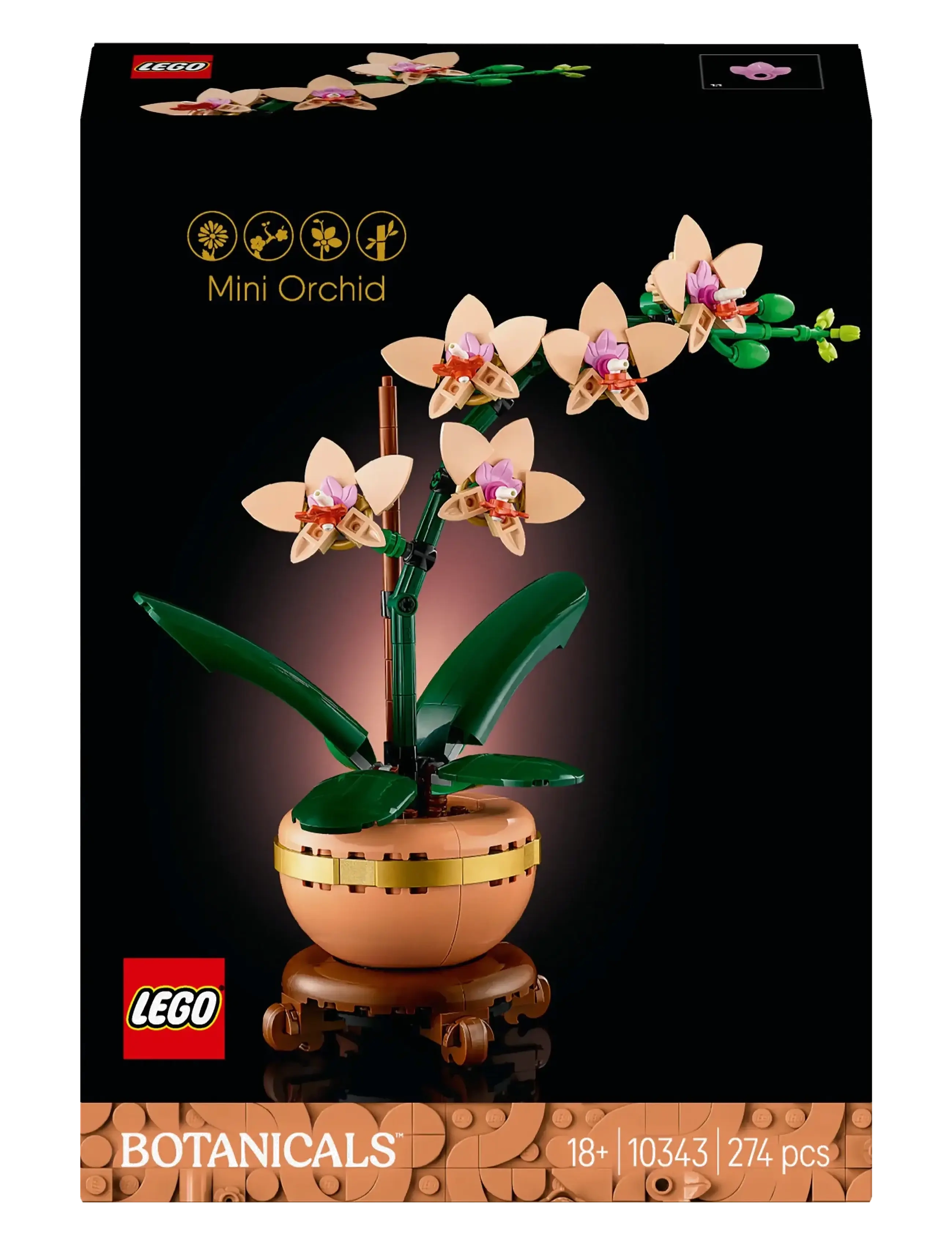 LEGO - Mini-orkidé 10343 - laveste priser - multi - 5