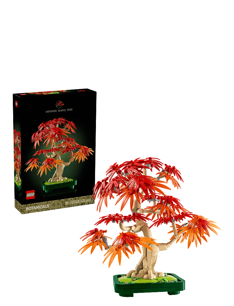 LEGO - Botanicals Japanese Red Maple Bonsai Tree Plant Decor 10348 - lego adults welcome - multi - 0