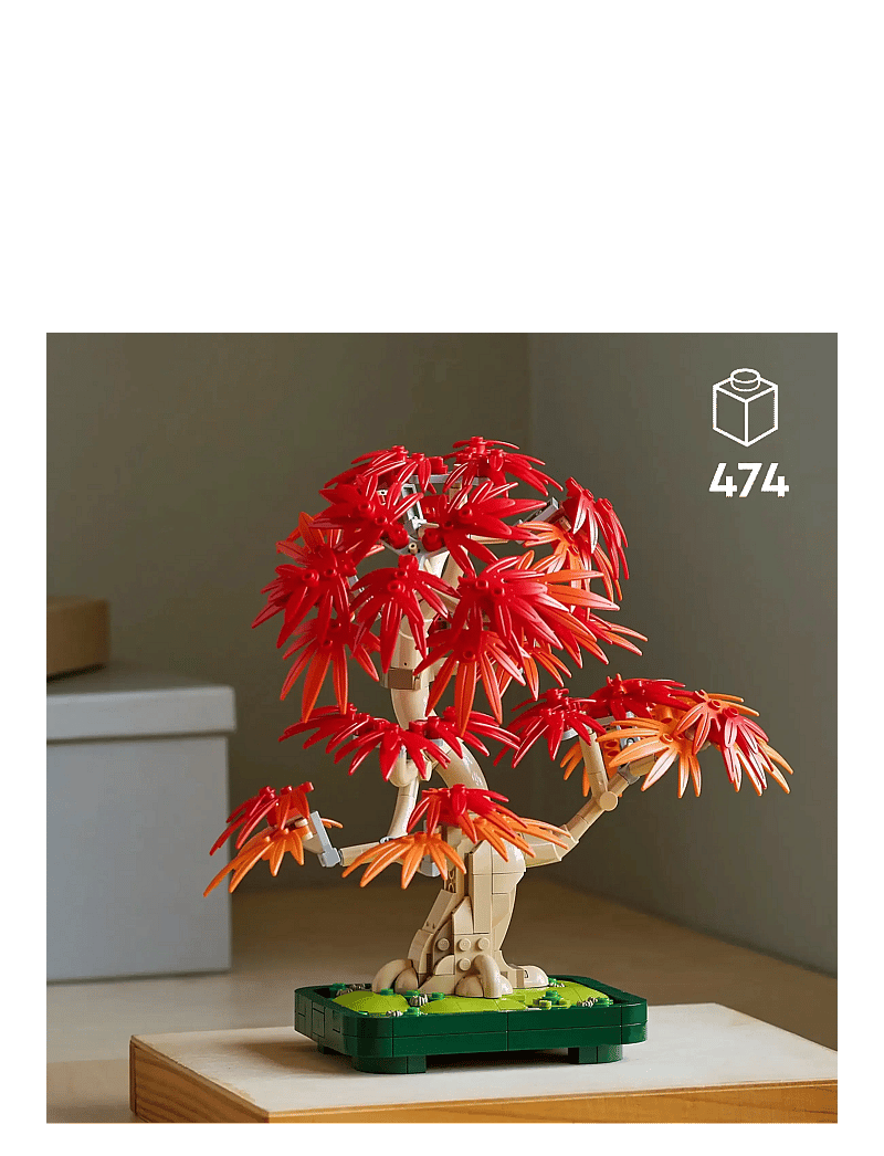 LEGO - Botanicals Japanese Red Maple Bonsai Tree Plant Decor 10348 - lego adults welcome - multi - 1