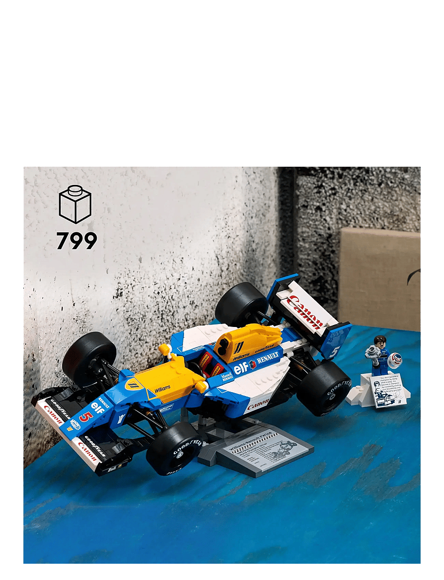 LEGO - Icons Williams Racing FW14B & Nigel Mansell Home Office Desk Decor 10353 - birthday gifts - multi - 1