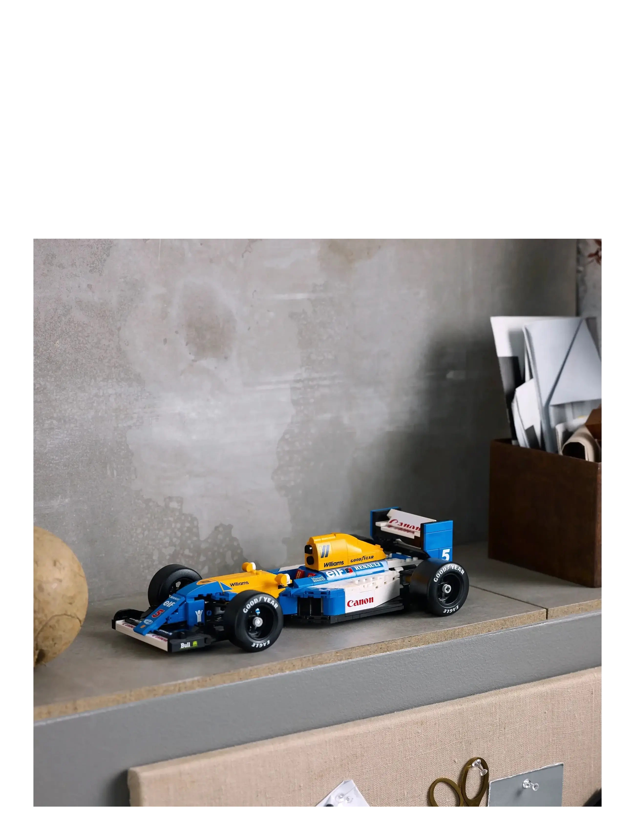 LEGO - Icons Williams Racing FW14B & Nigel Mansell Home Office Desk Decor 10353 - verjaardagscadeaus - multi - 4