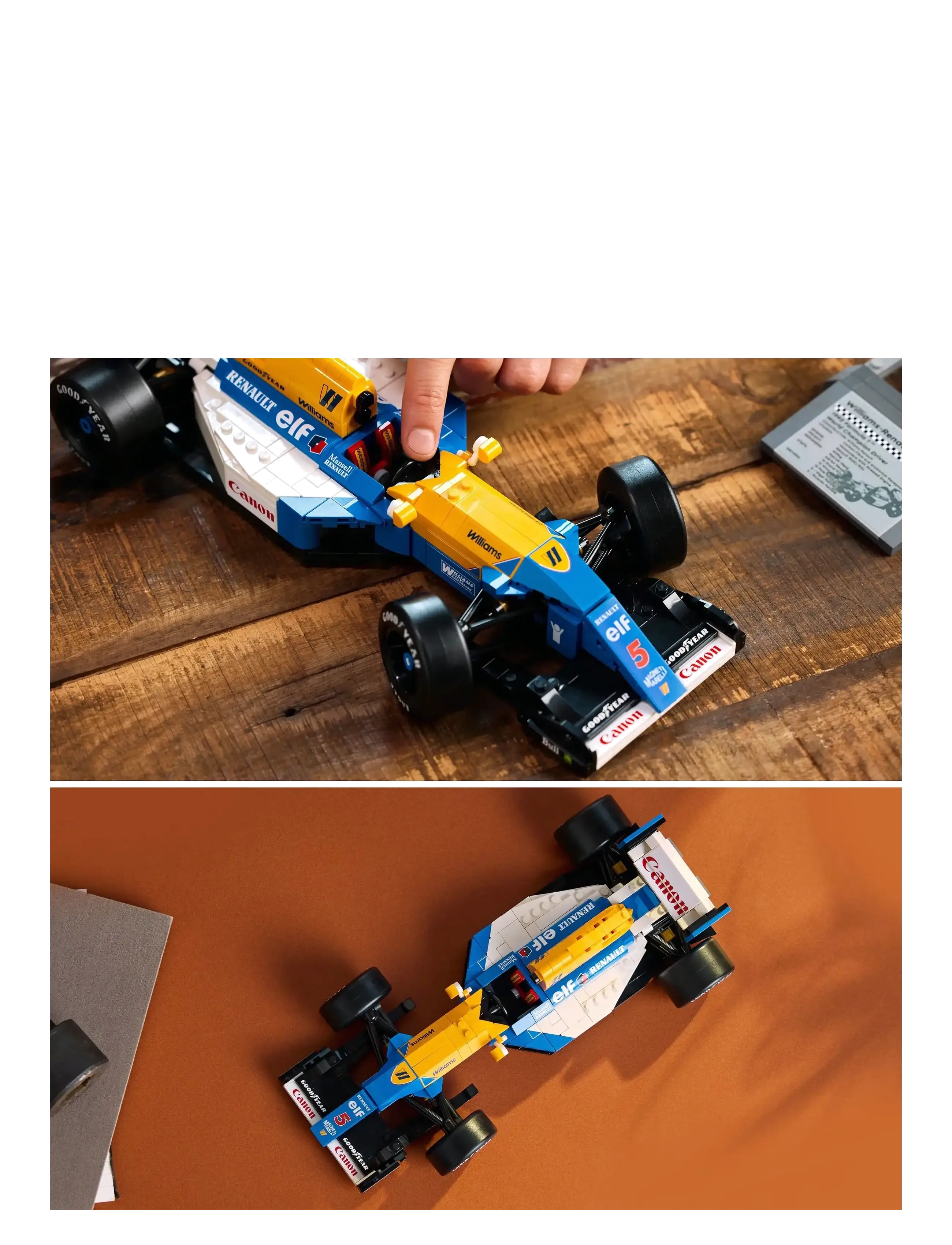 LEGO - Icons Williams Racing FW14B & Nigel Mansell Home Office Desk Decor 10353 - verjaardagscadeaus - multi - 5