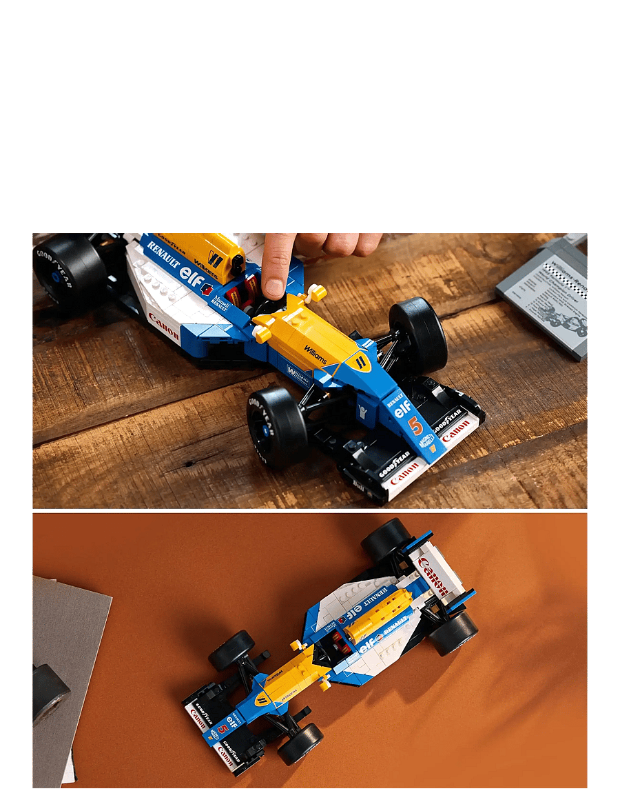 LEGO - Icons Williams Racing FW14B & Nigel Mansell Home Office Desk Decor 10353 - birthday gifts - multi - 5