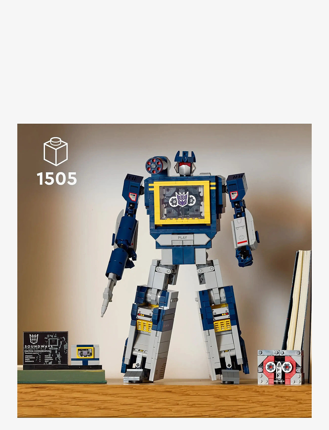 LEGO - Icons Transformers: Soundwave Model Kit Building Set for Adults 10358 - lego adults welcome - multi - 1