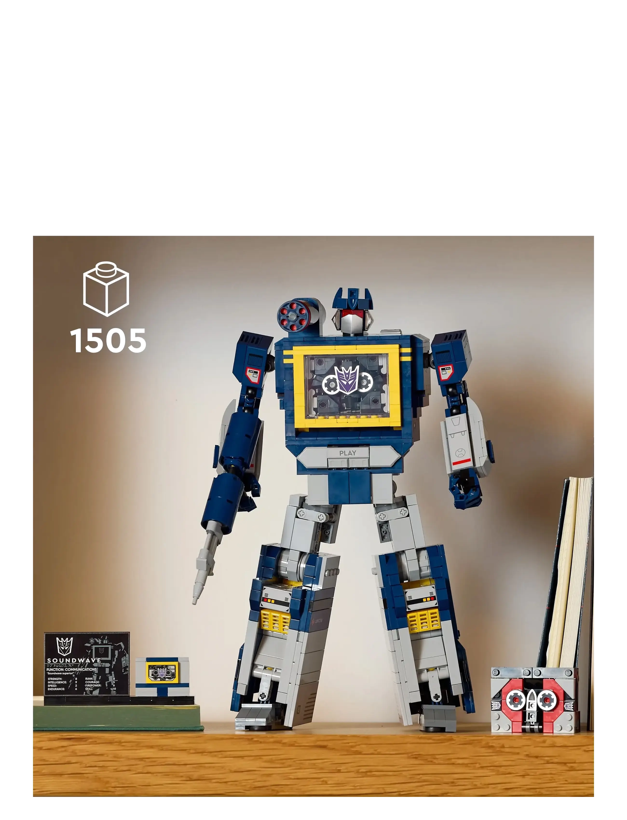 LEGO - Icons Transformers: Soundwave Model Kit Building Set for Adults 10358 - lego adults welcome - multi - 1
