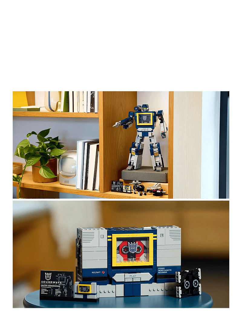 LEGO - Icons Transformers: Soundwave Model Kit Building Set for Adults 10358 - lego adults welcome - multi - 5