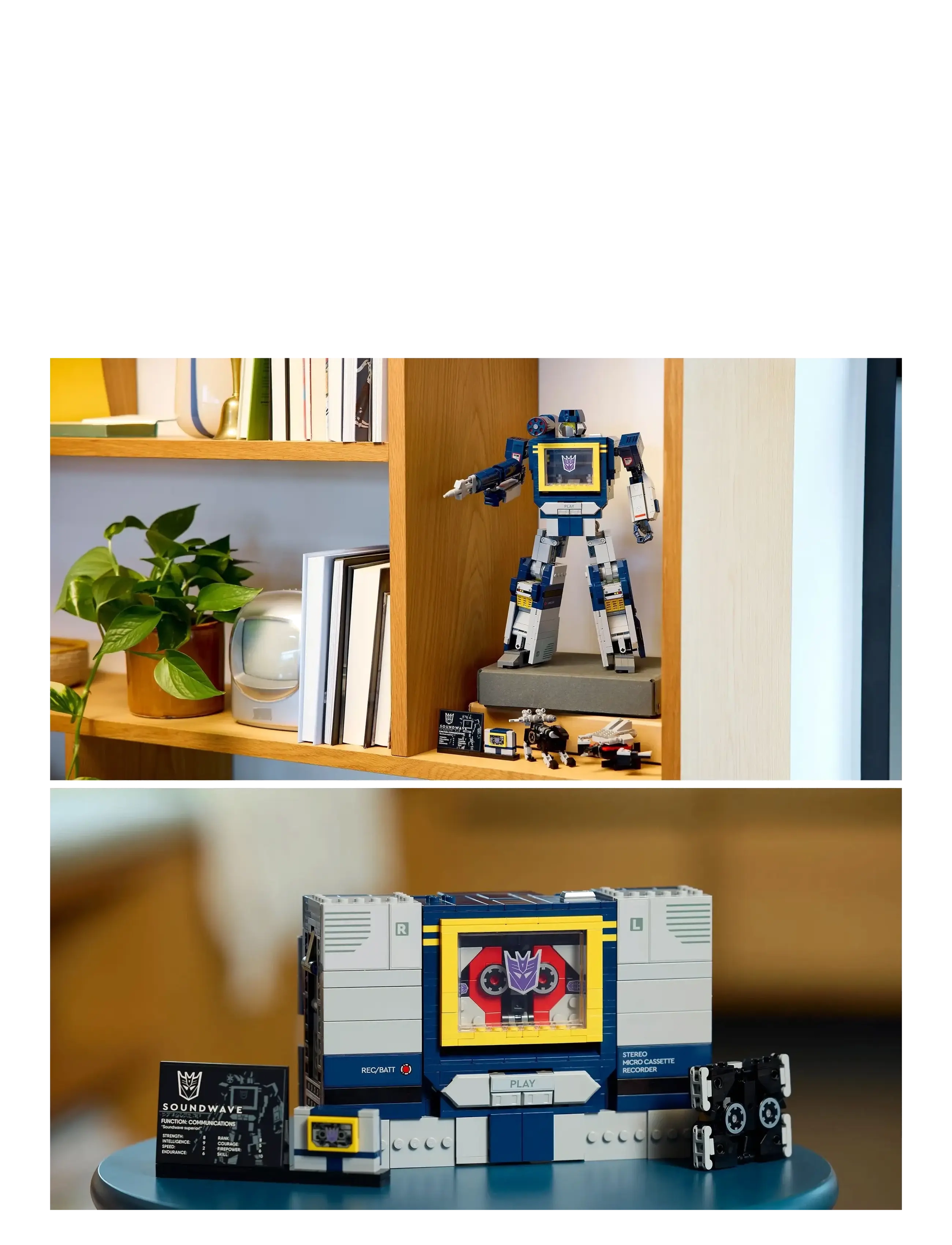 LEGO - Icons Transformers: Soundwave Model Kit Building Set for Adults 10358 - lego adults welcome - multi - 5