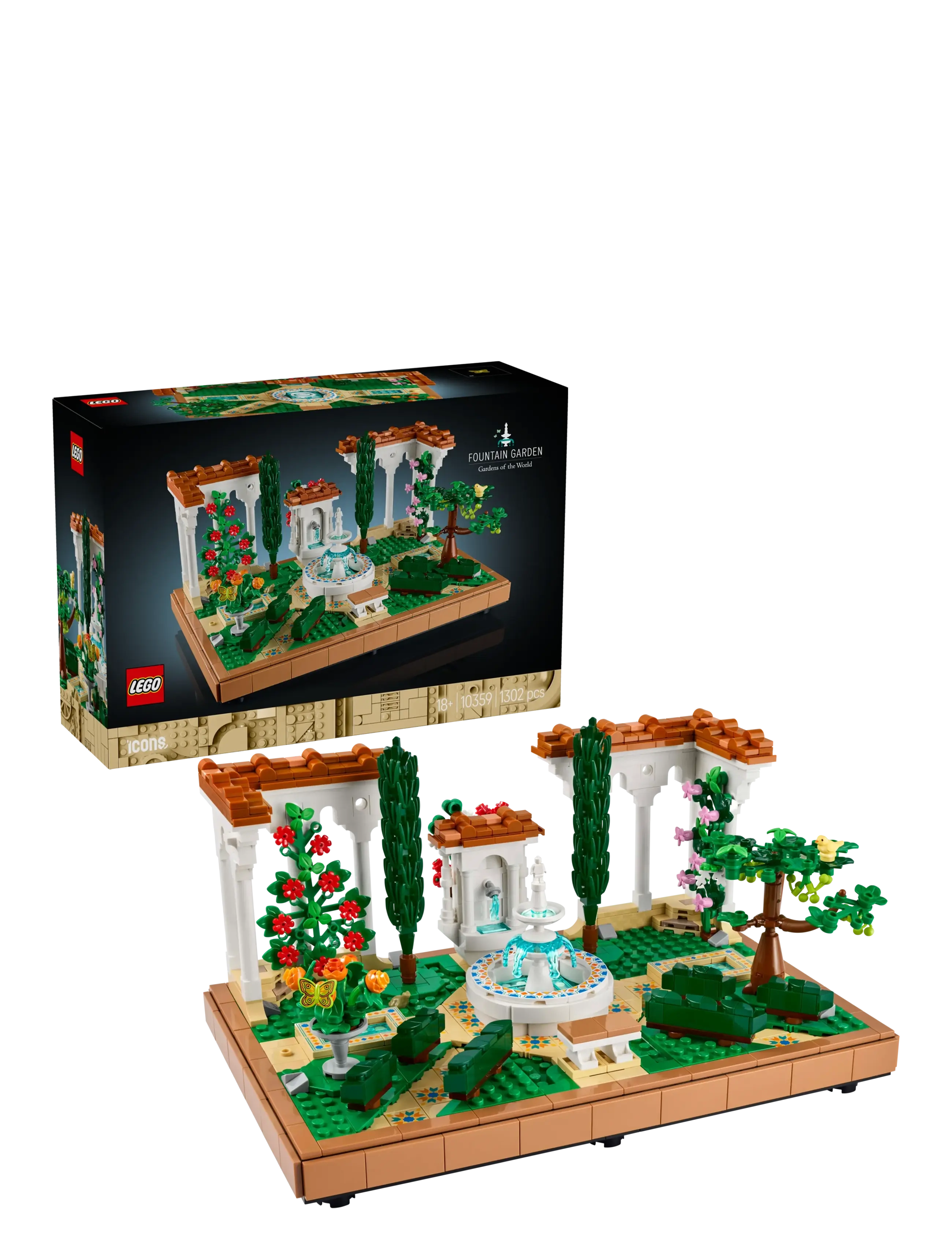 LEGO Have Med Springvand 10359, Børn, Lego icons, Multi/mønstret, Str: ONE SIZE