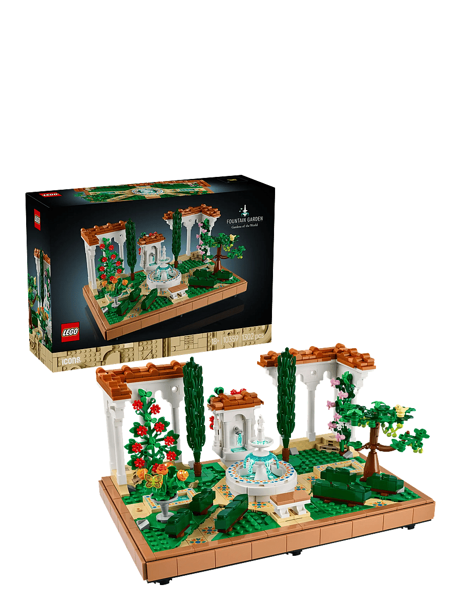 LEGO - Icons Fountain Garden Home and Office Decor, Building Set for Adults 10359 - birthday gifts - multi - 0