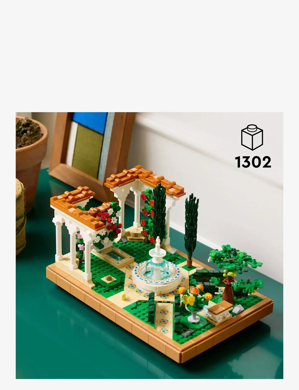LEGO - Icons Fountain Garden Home and Office Decor, Building Set for Adults 10359 - lego adults welcome - multi - 1