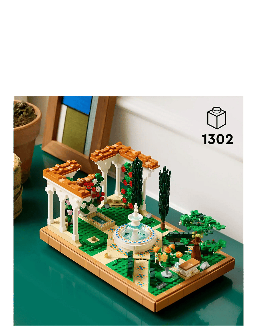 LEGO - Icons Fountain Garden Home and Office Decor, Building Set for Adults 10359 - birthday gifts - multi - 1