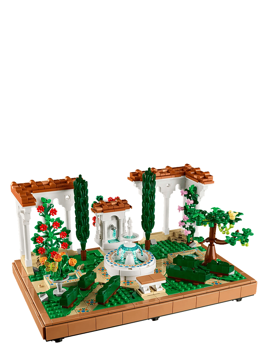 LEGO - Icons Fountain Garden Home and Office Decor, Building Set for Adults 10359 - birthday gifts - multi - 2