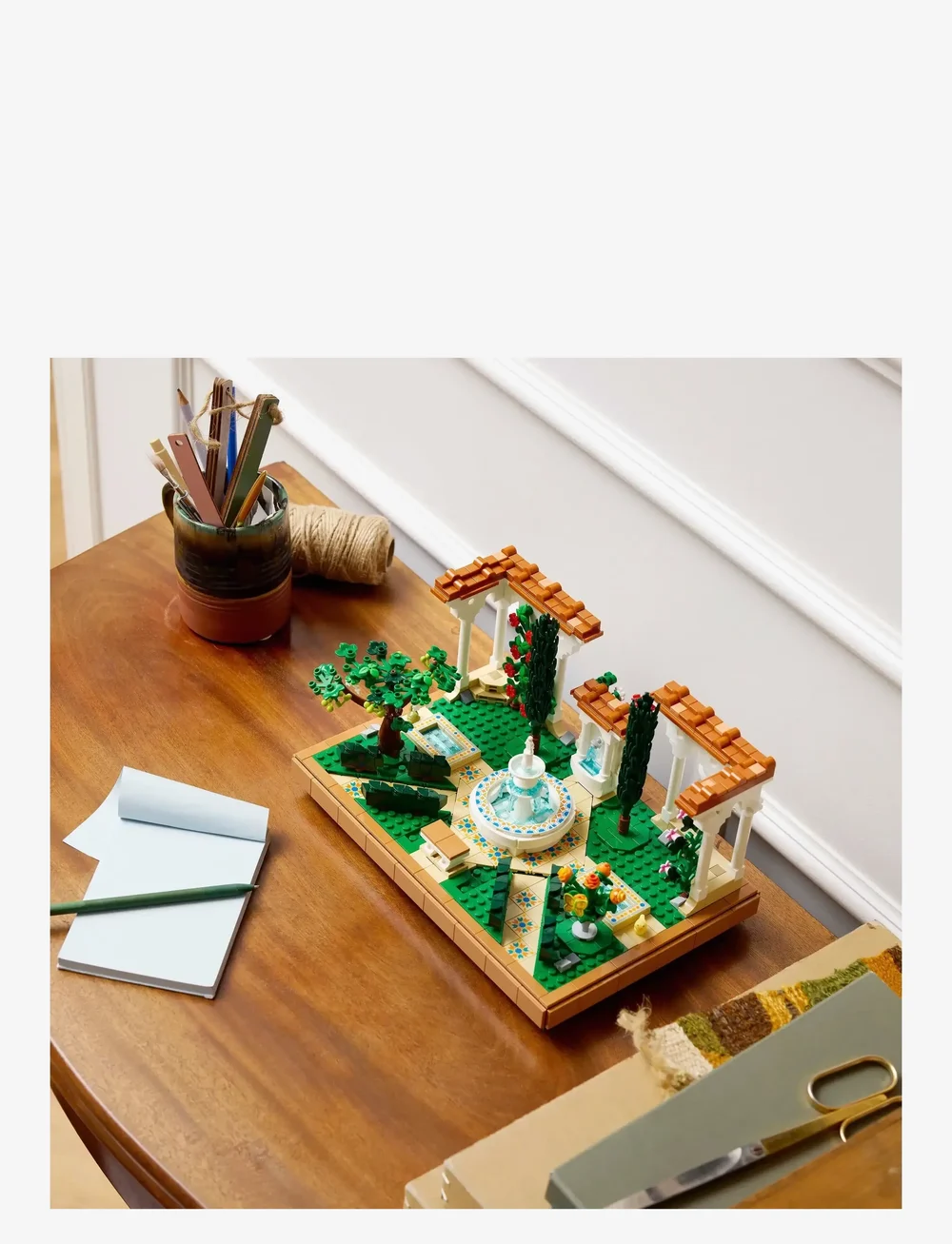 LEGO - Icons Fountain Garden Home and Office Decor, Building Set for Adults 10359 - lego adults welcome - multi - 3