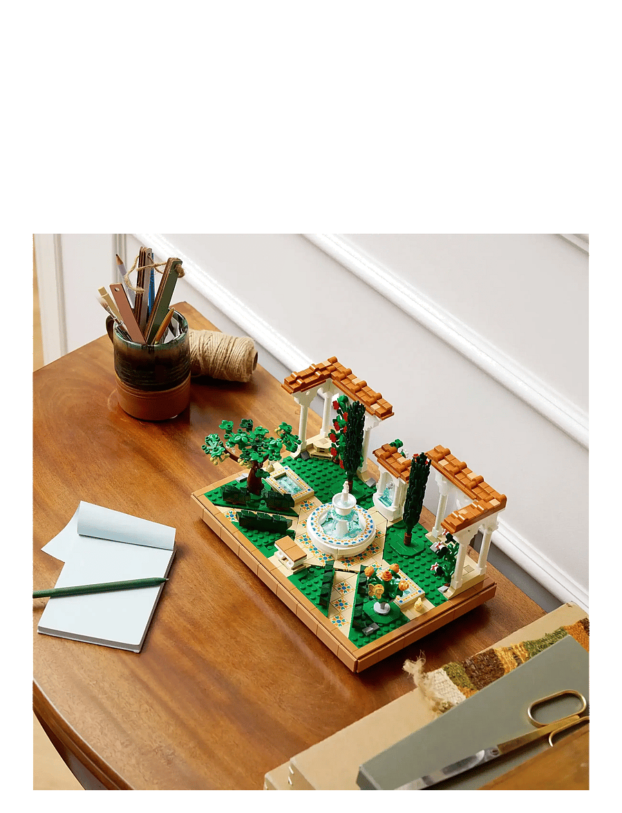 LEGO - Icons Fountain Garden Home and Office Decor, Building Set for Adults 10359 - birthday gifts - multi - 3