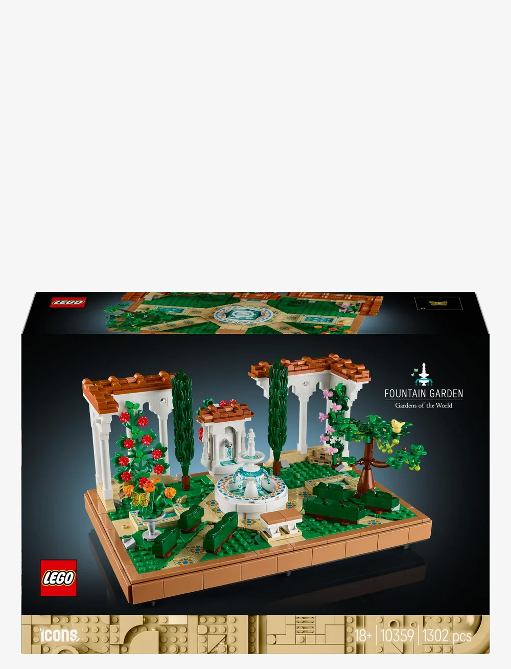 LEGO - Icons Fountain Garden Home and Office Decor, Building Set for Adults 10359 - lego adults welcome - multi - 5