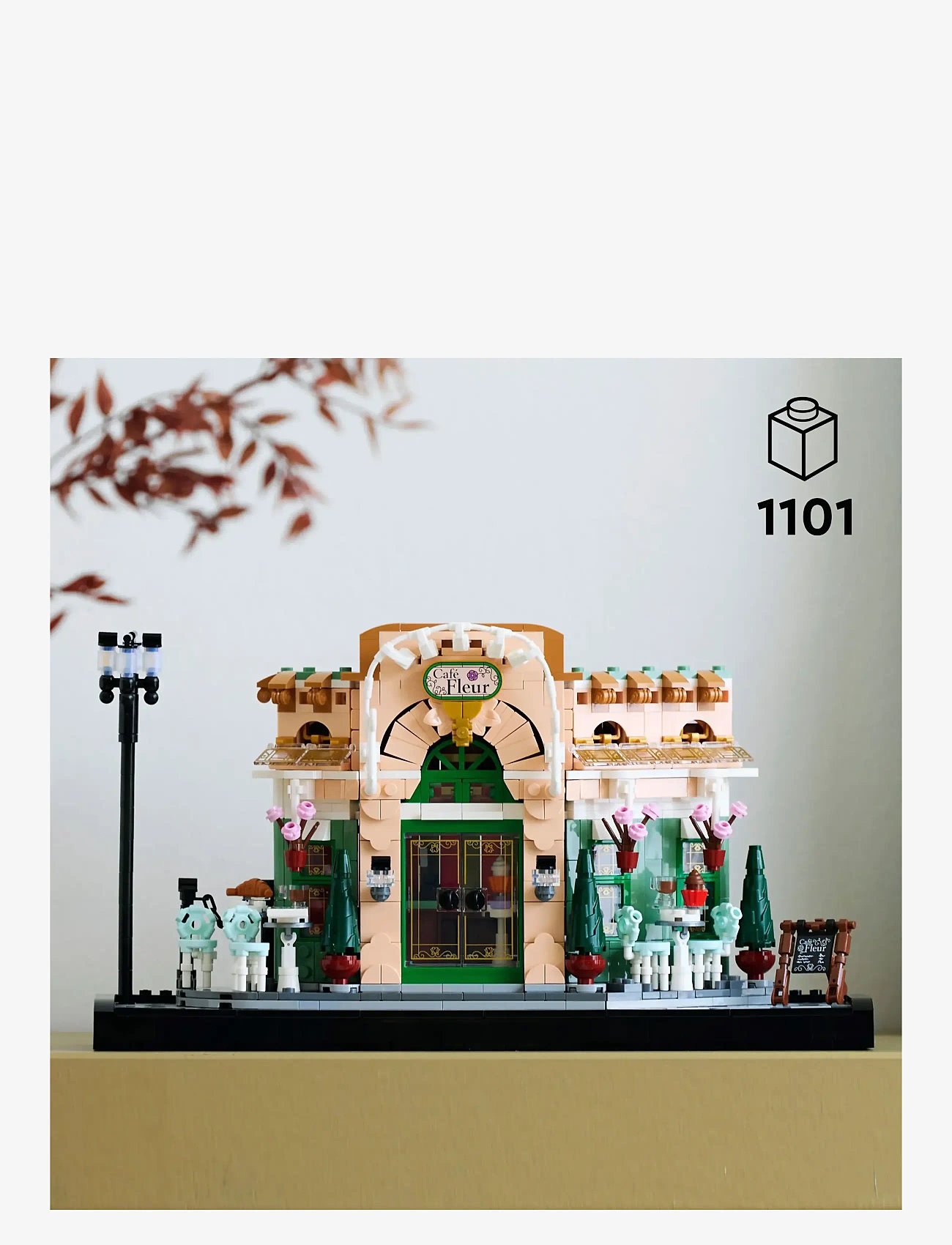LEGO - Icons French Café Paris Bookshelf Decor 10362 - julklappar till barnen - multi - 1
