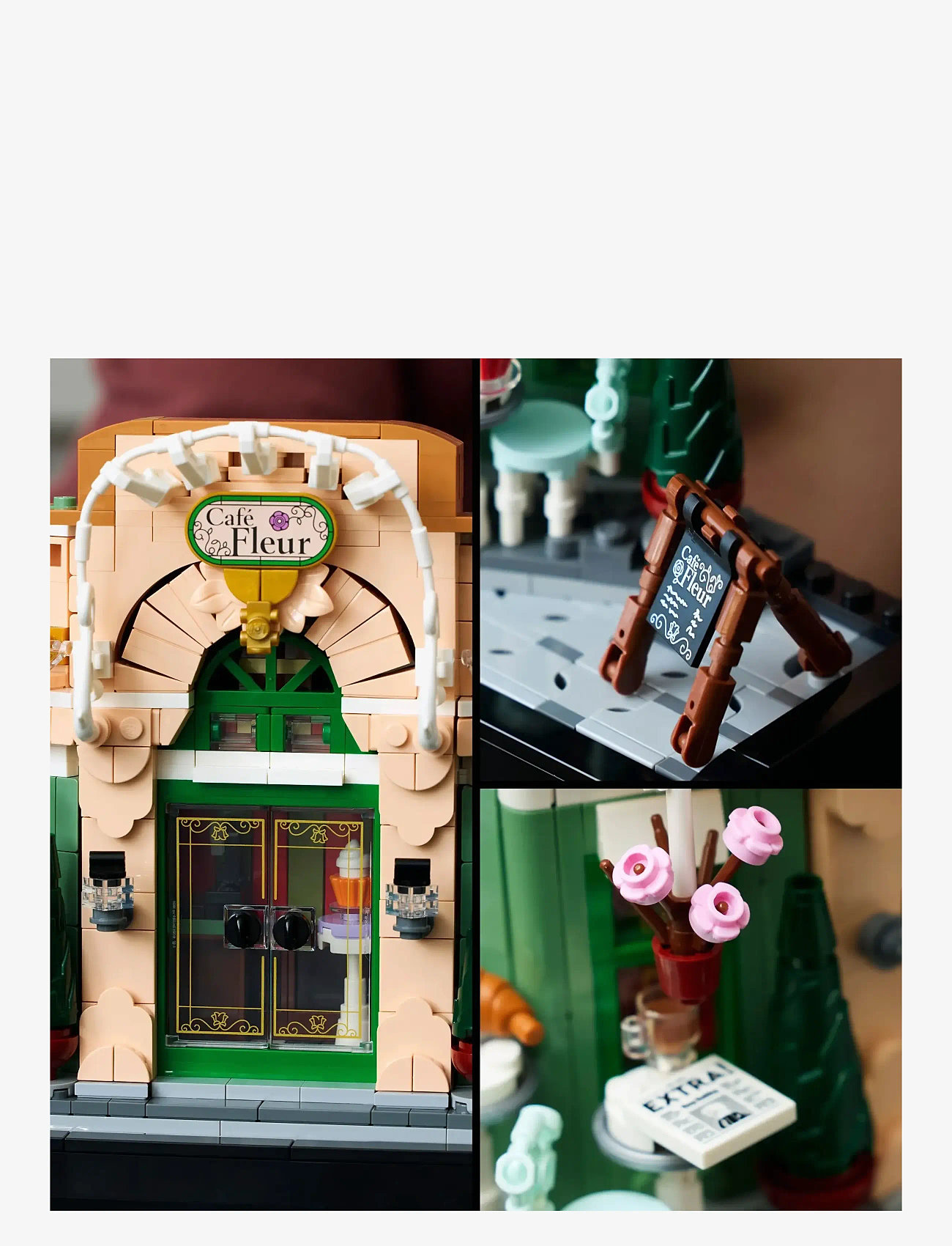 LEGO - Icons French Café Paris Bookshelf Decor 10362 - julklappar till barnen - multi - 3