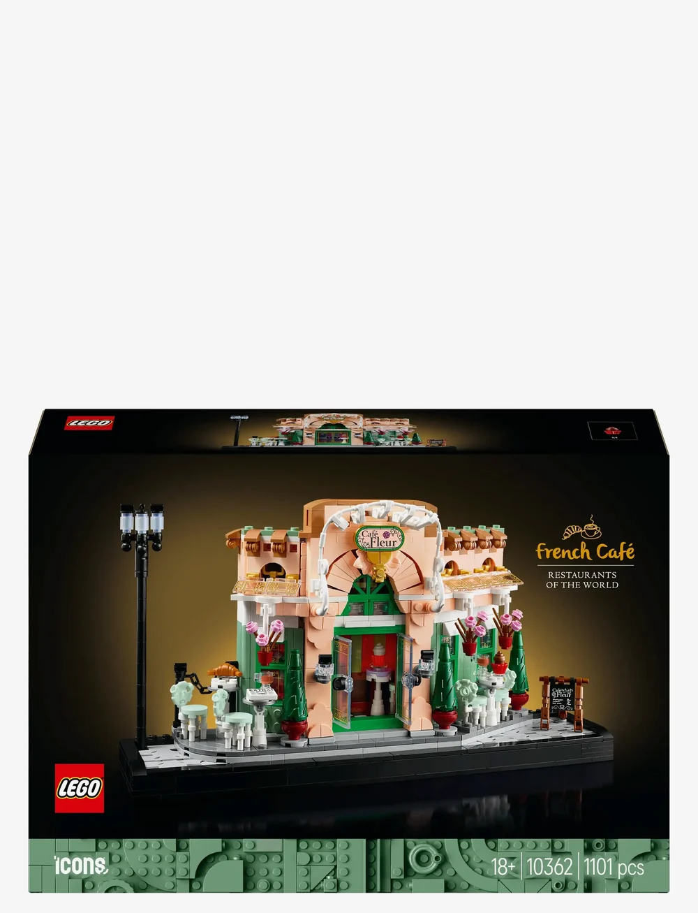 LEGO - Icons French Café Paris Bookshelf Decor 10362 - lego adults welcome - multi - 4