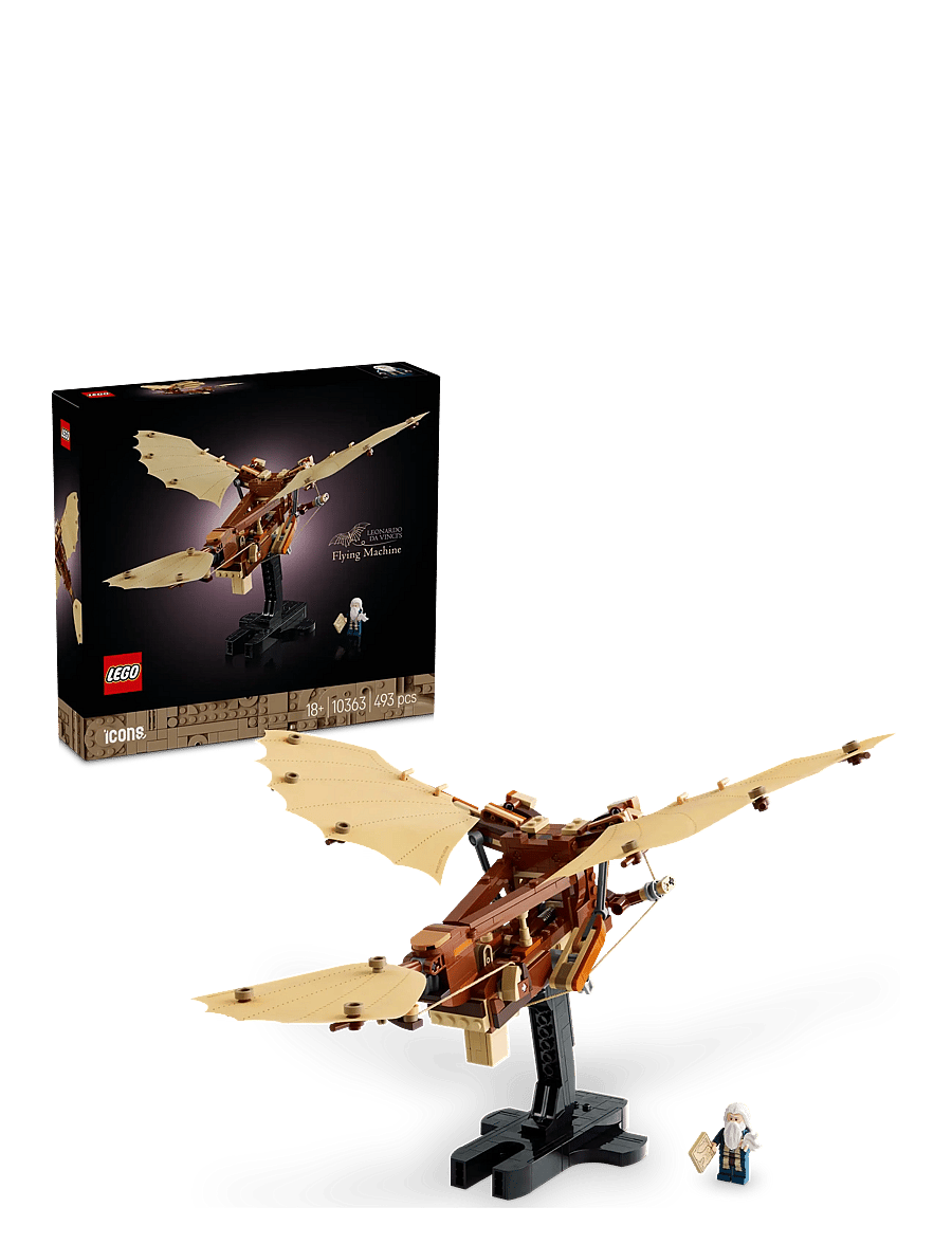 LEGO - Icons Leonardo da Vinci’s Flying Machine Desk Decor Set for Adults 10363 - birthday gifts - multi - 0